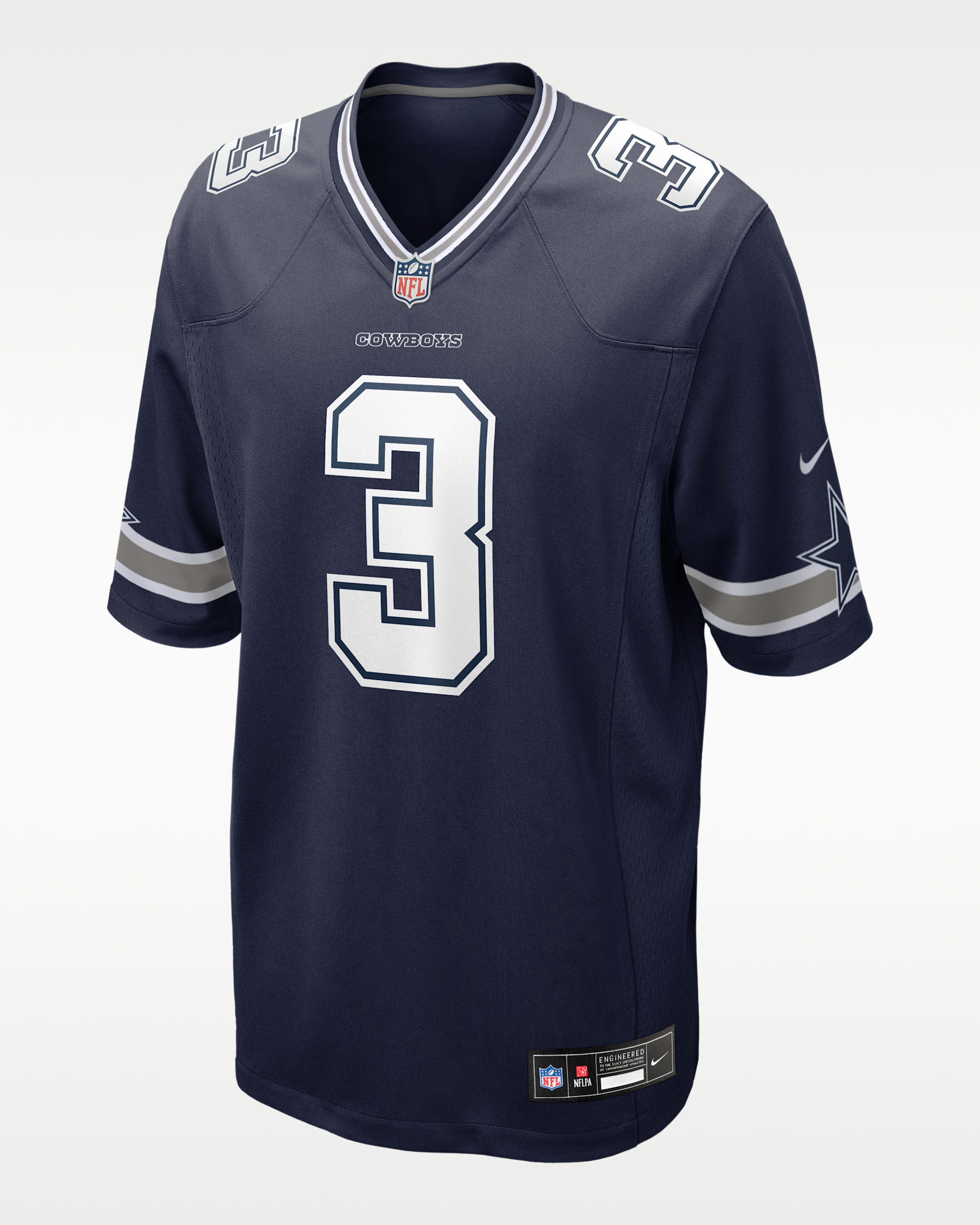 Jersey Nike de la NFL Game para hombre George Pickens Dallas Cowboys - Azul marino