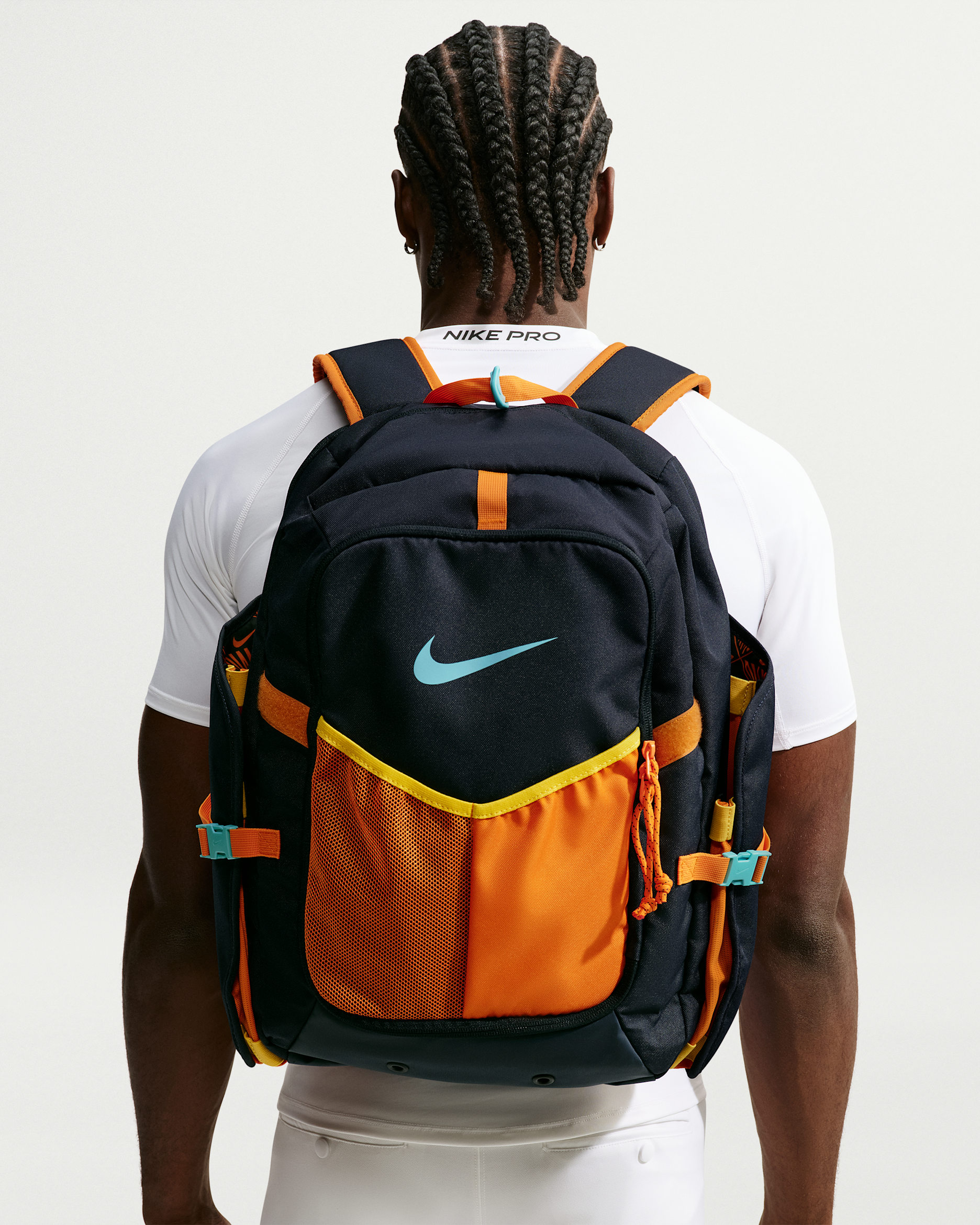 Nike Diamond Select Bat Pack (31L) - Dark Obsidian/Magma Orange