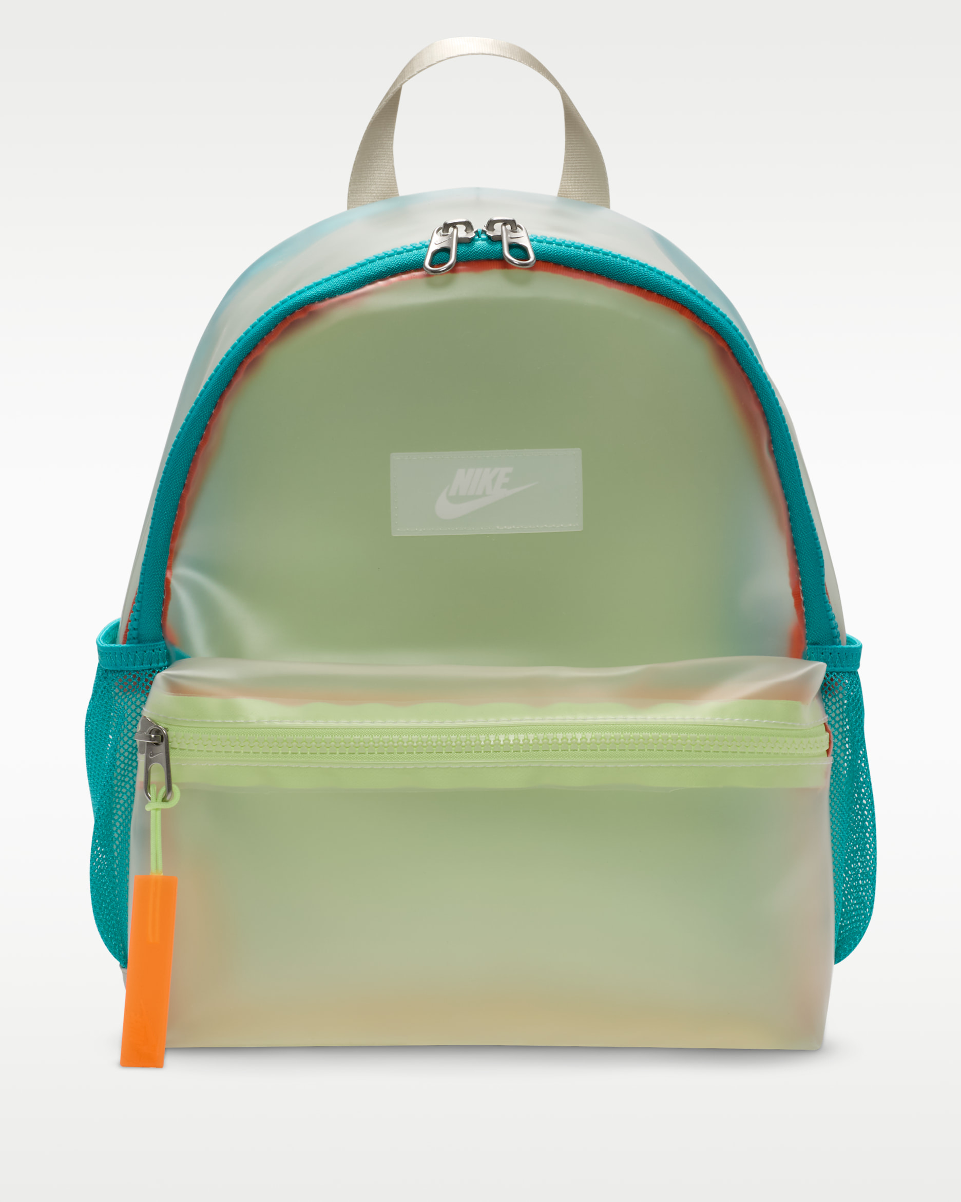 Nike Brasilia JDI Mini Backpack (11L) - Clear/Light Bone/White