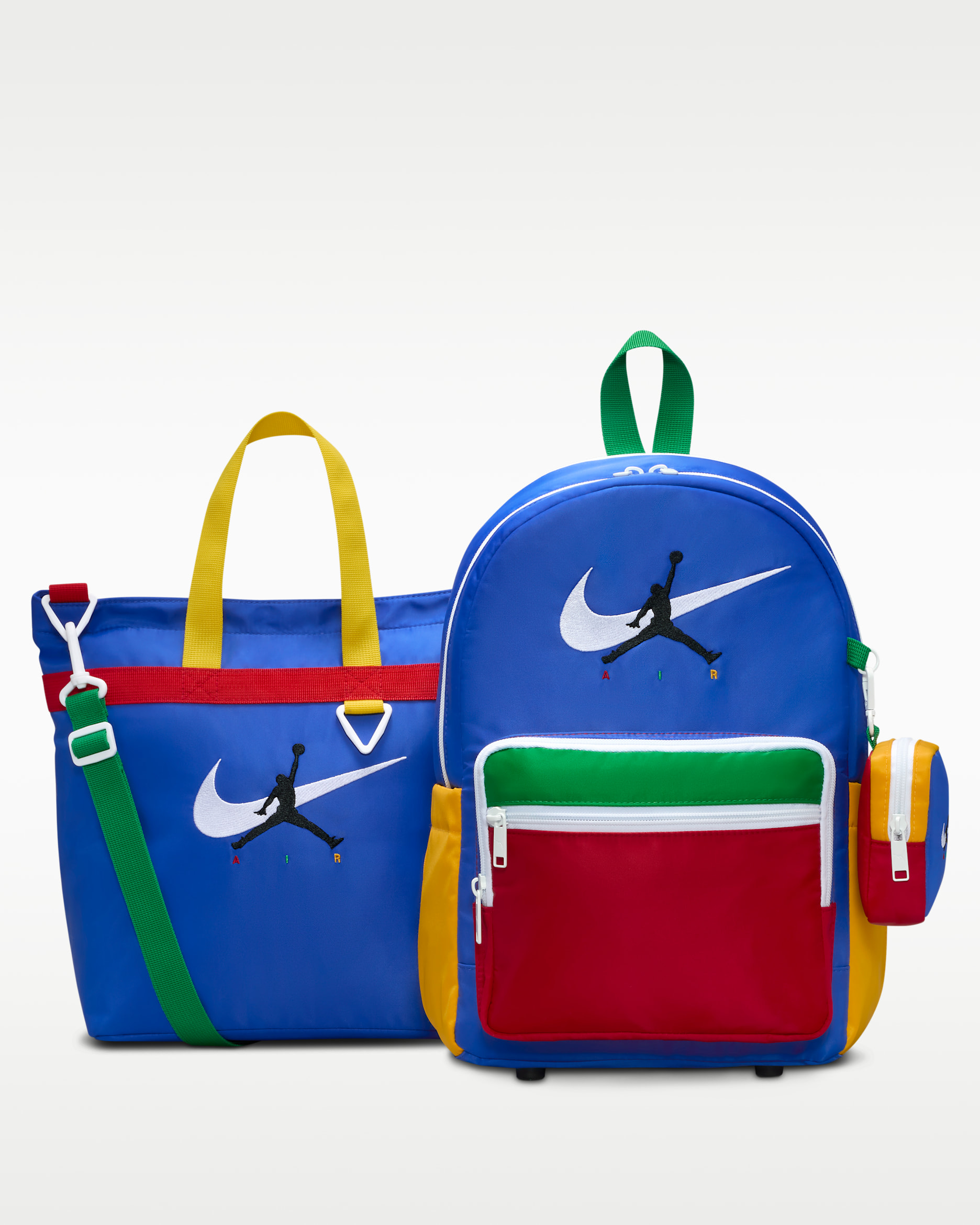 조던 레전드 리틀키즈 3피스 스쿨 백팩 세트(15L) - 멀티컬러