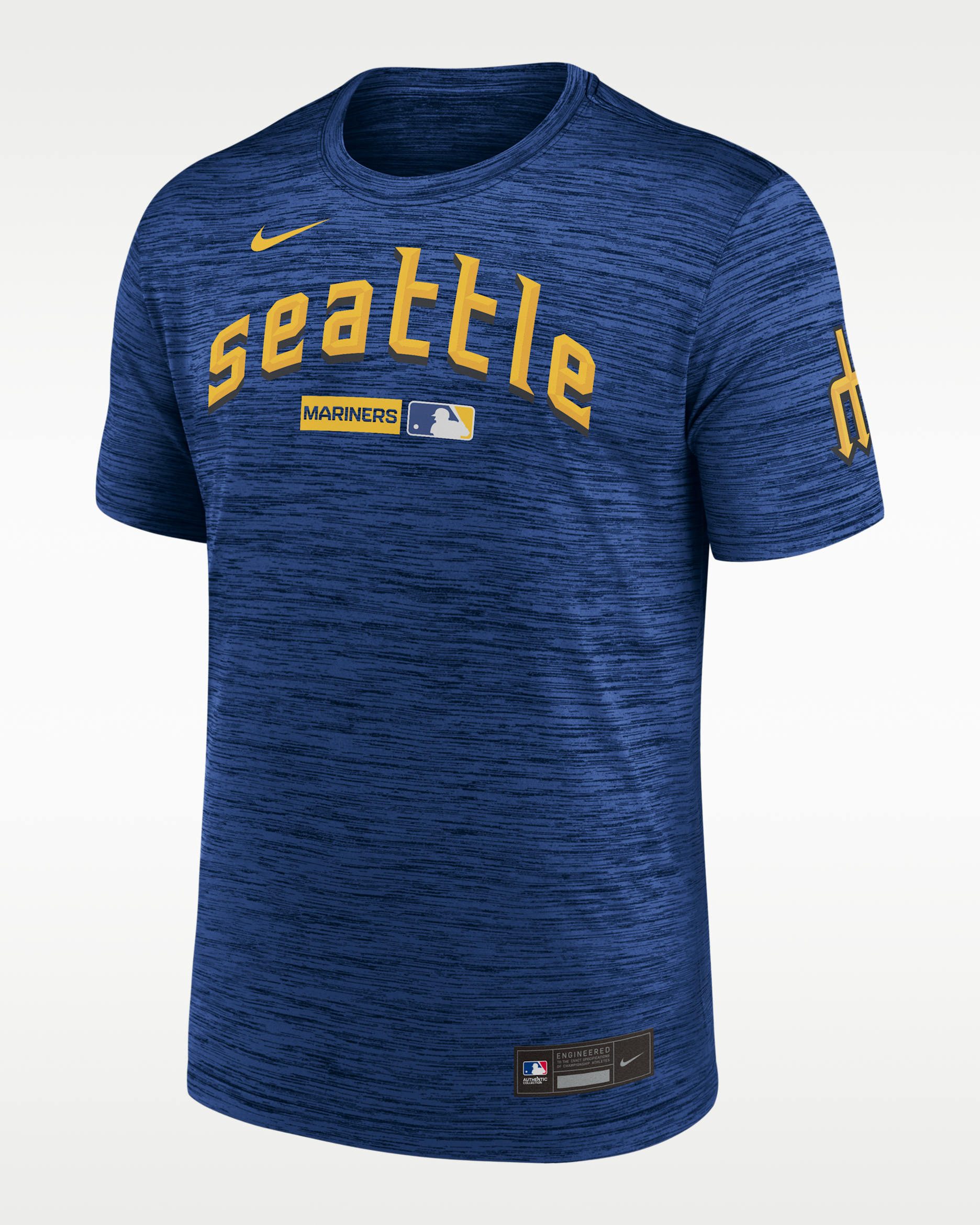 Seattle Mariners City Connect Velocity Men's Nike Dri-FIT MLB T-Shirt - Royal