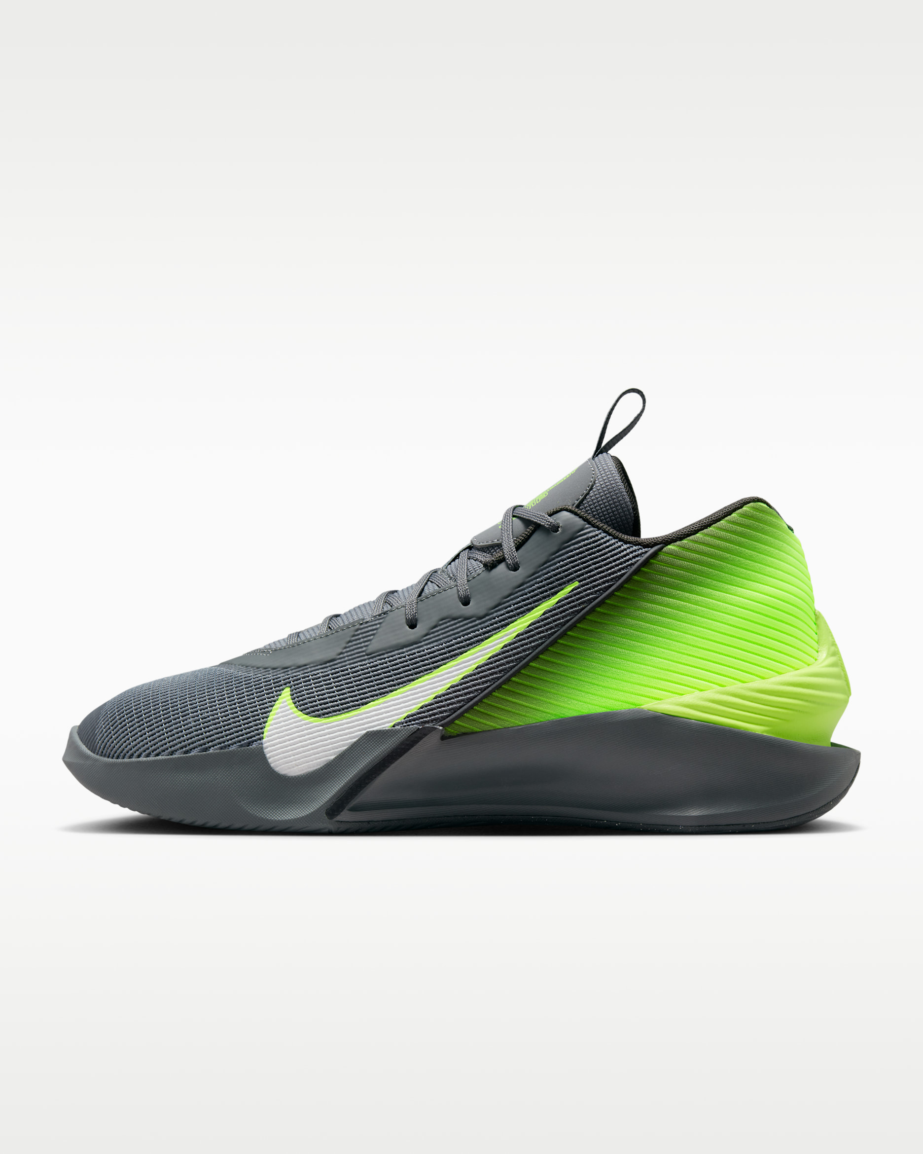 Chaussure de basket Nike G.T. Jump Academy - Smoke Grey/Dark Smoke Grey/Volt/Blanc