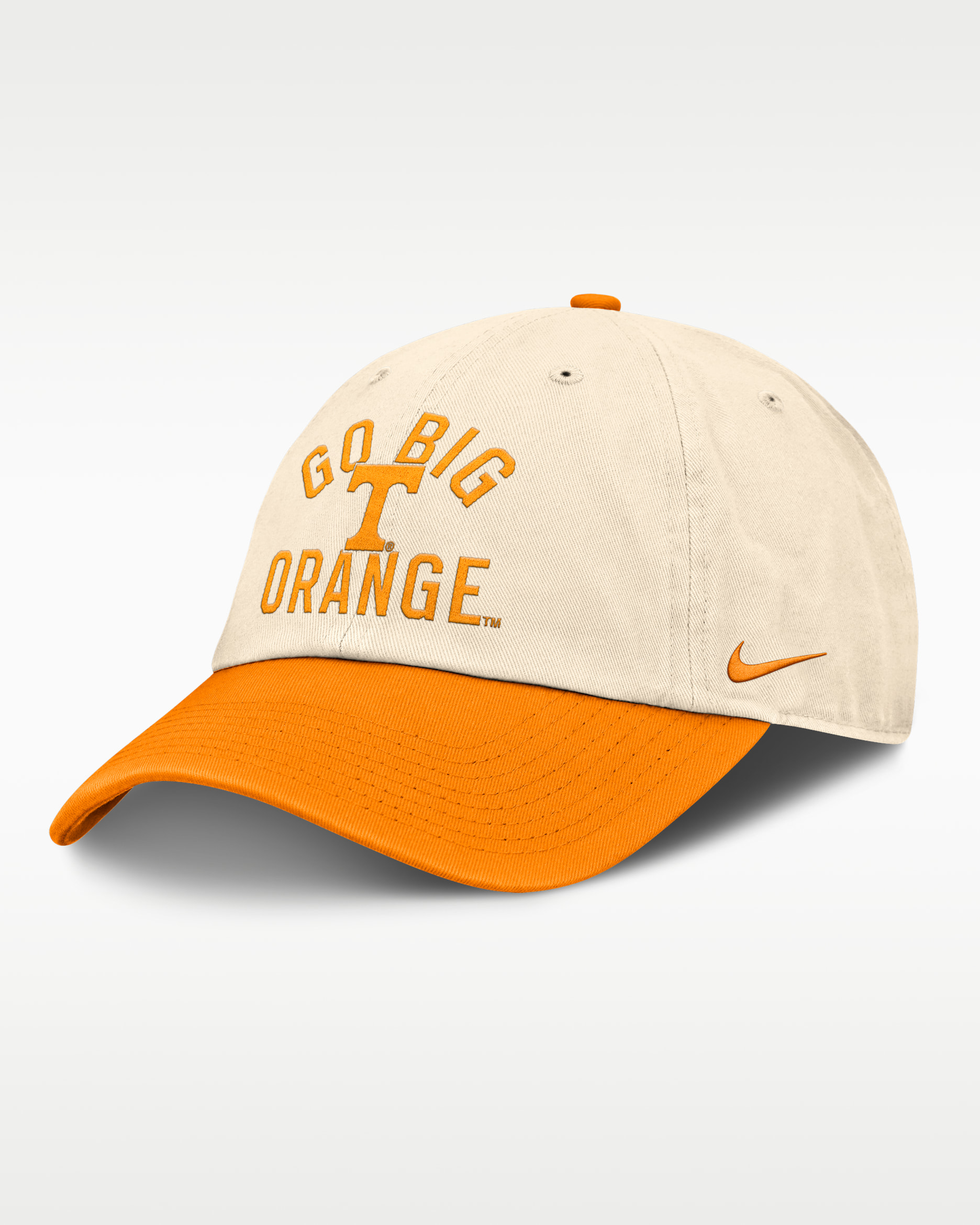 Tennessee Primetime 2-Tone Club Men's Nike College Adjustable Hat - Natural