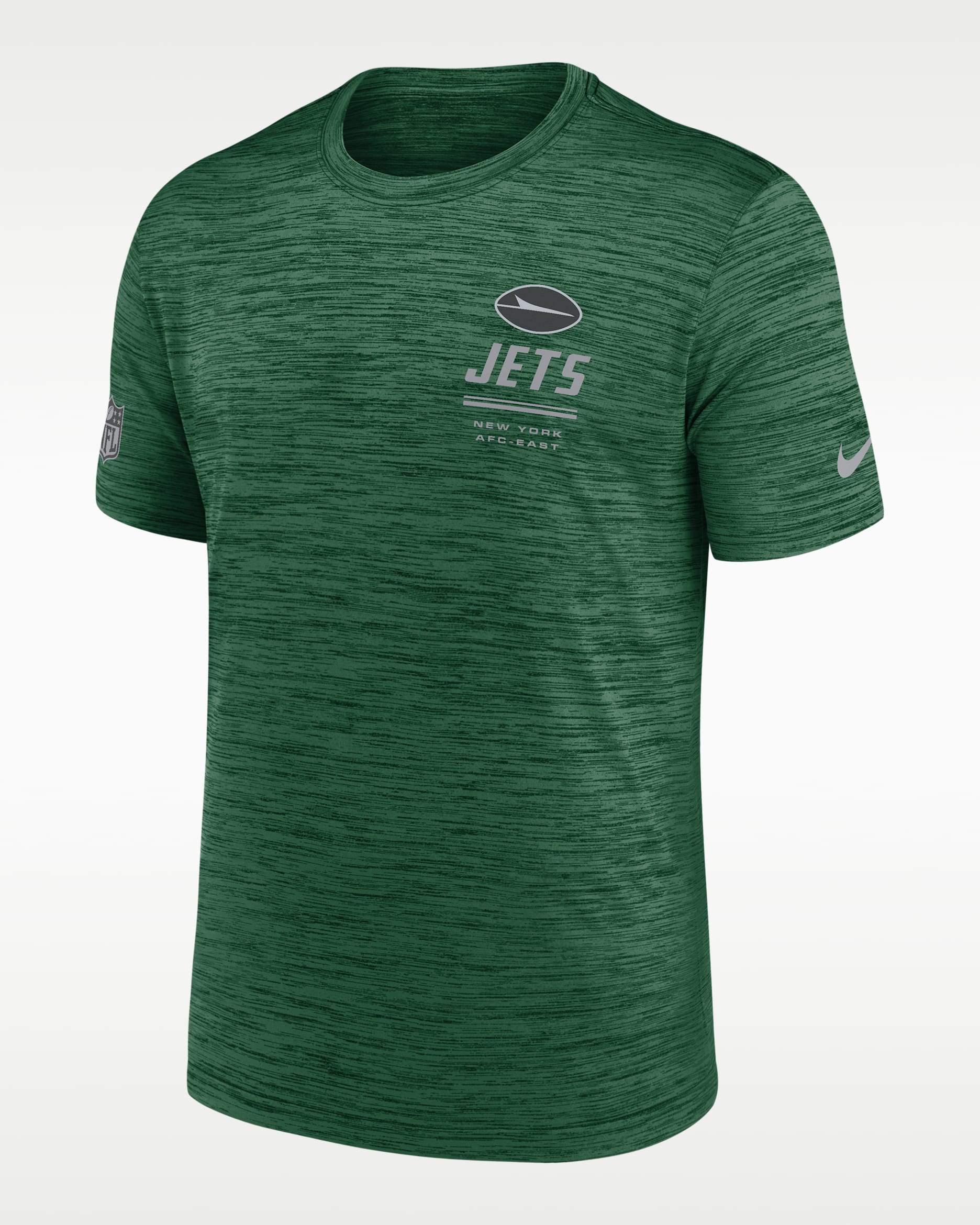 Playera Nike Dri-FIT de la NFL para hombre New York Jets Sideline Team Issue Velocity - Verde