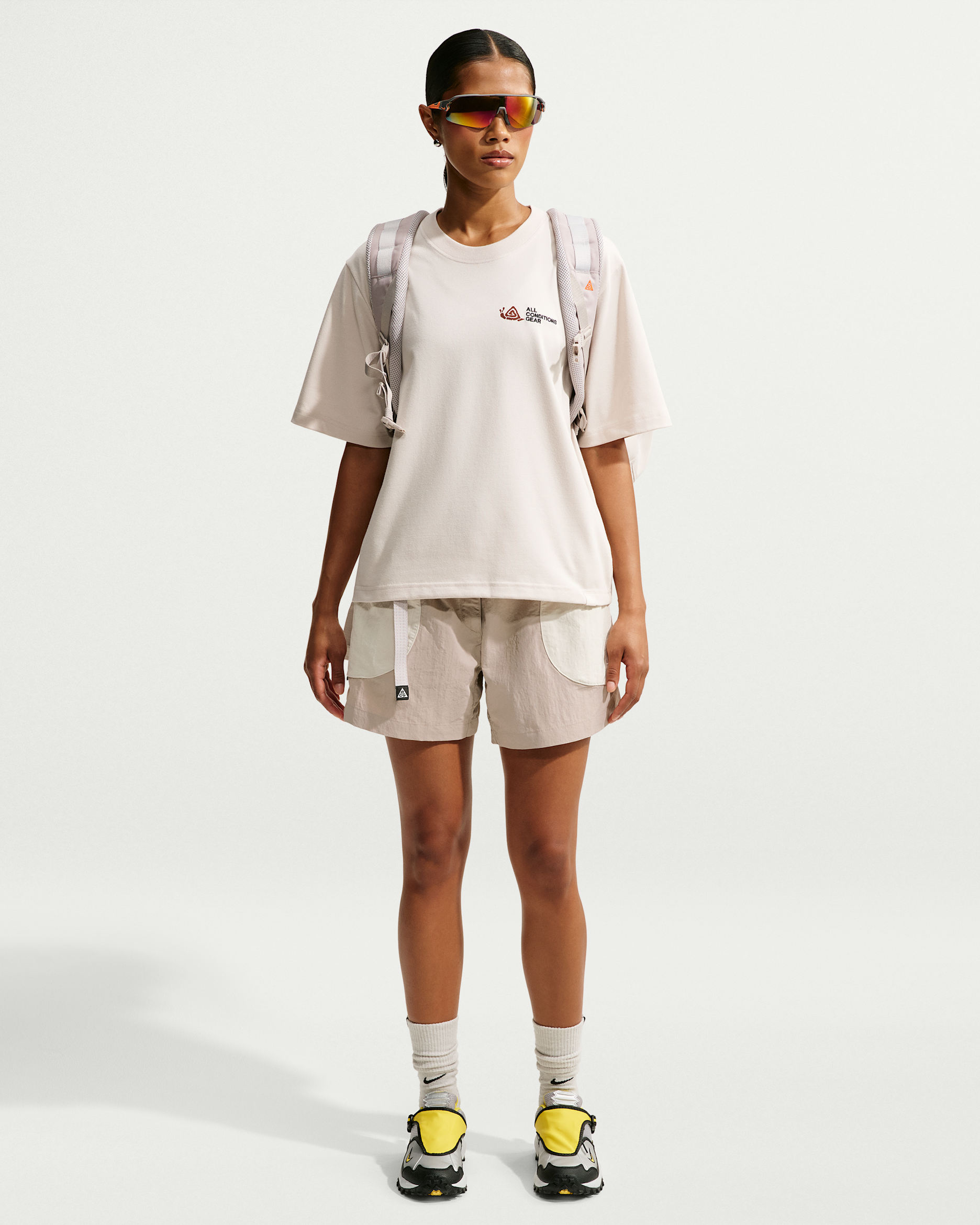 Nike ACG "Dolomiti" Women's Shorts - Cream II/Light Orewood Brown/Summit White