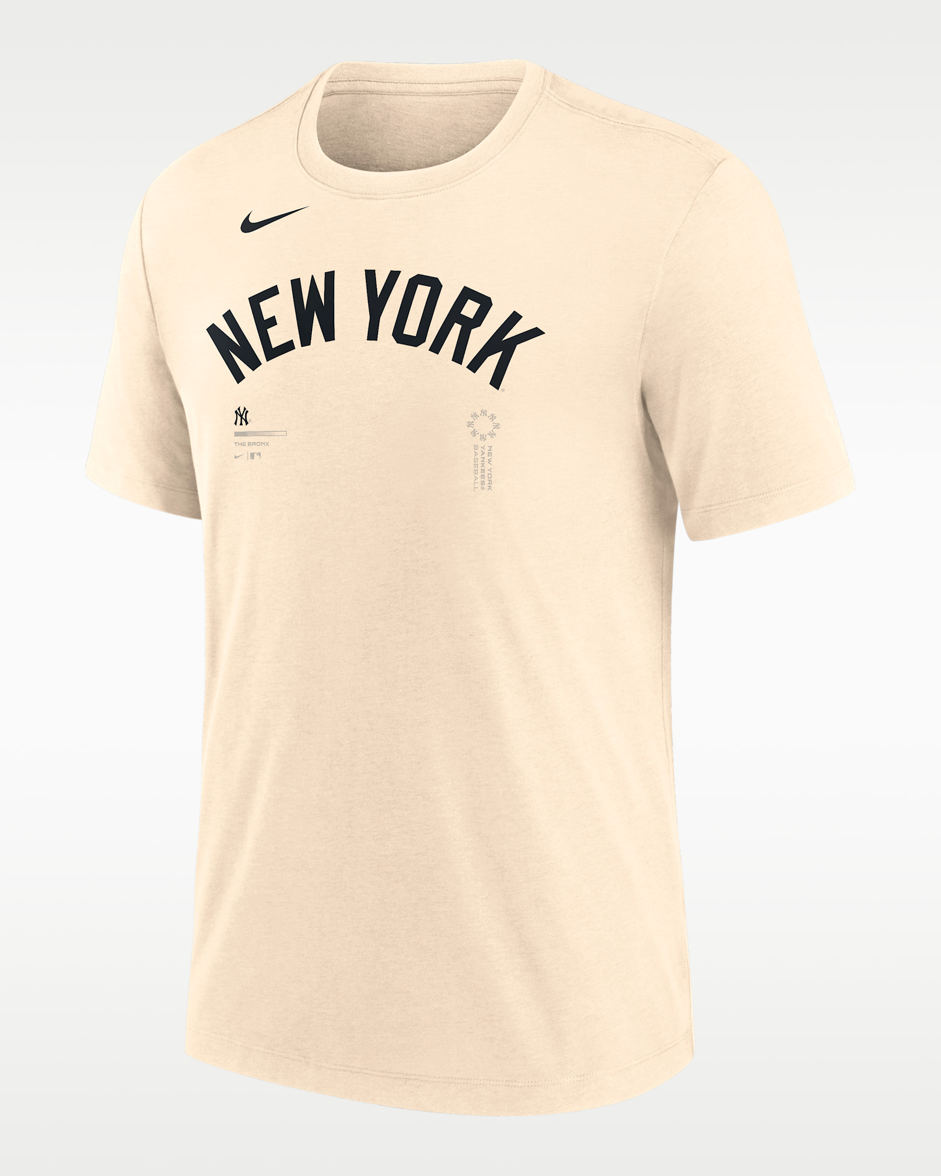 New York Yankees Wordmark Men's Nike MLB T-Shirt - Natural