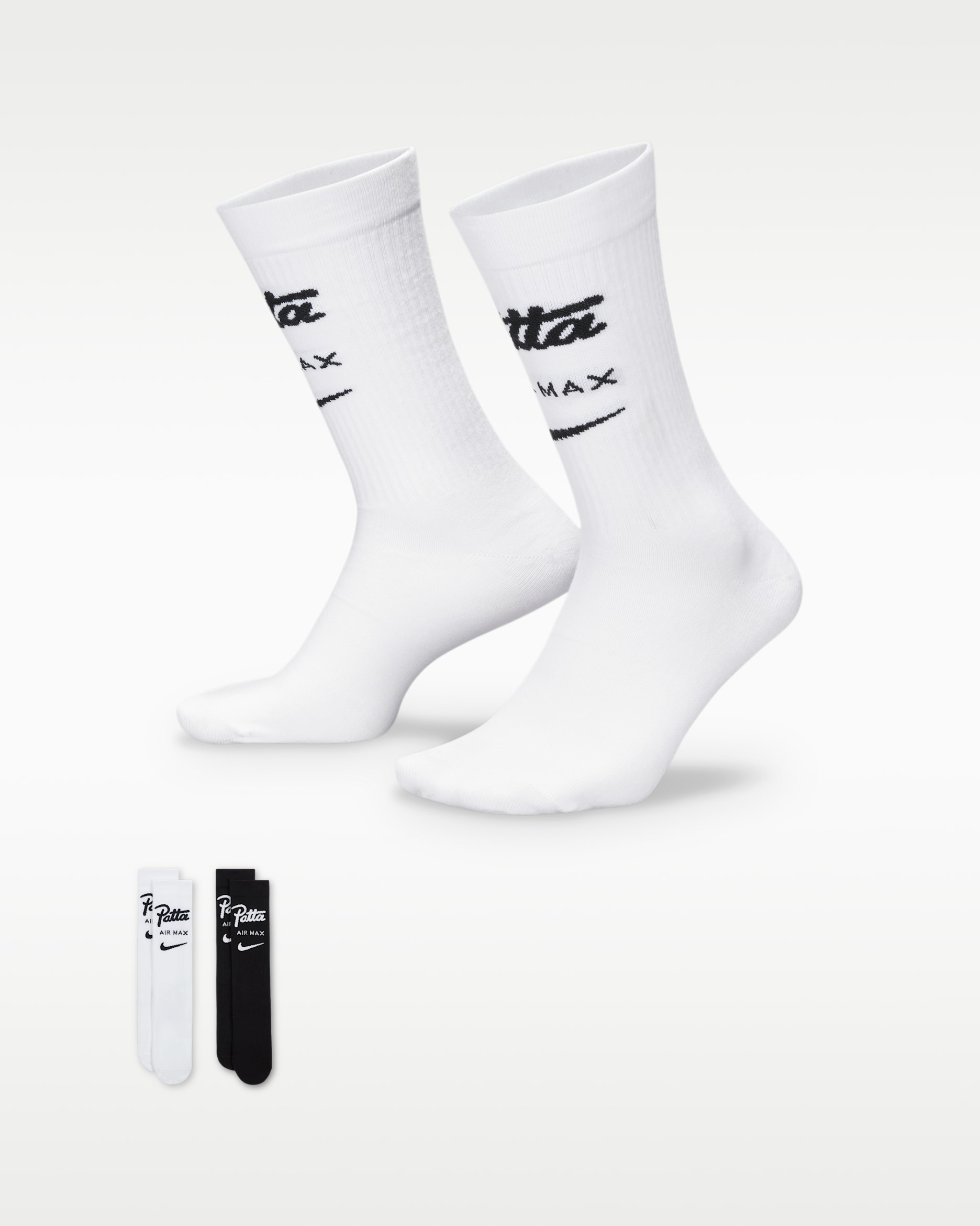 Nike x Patta Everyday Essentials Crew Socks (2 Pairs) - Multi-Colour