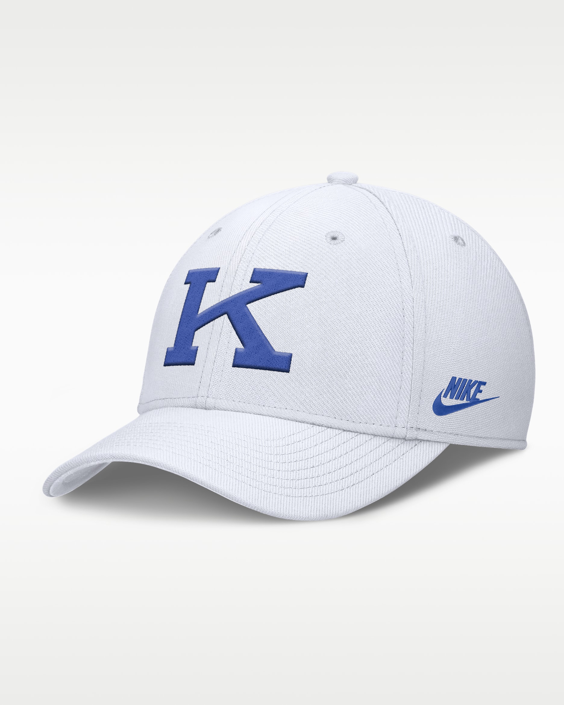 Kentucky Primetime Rise Academic Men's Nike Dri-FIT College Hat - White