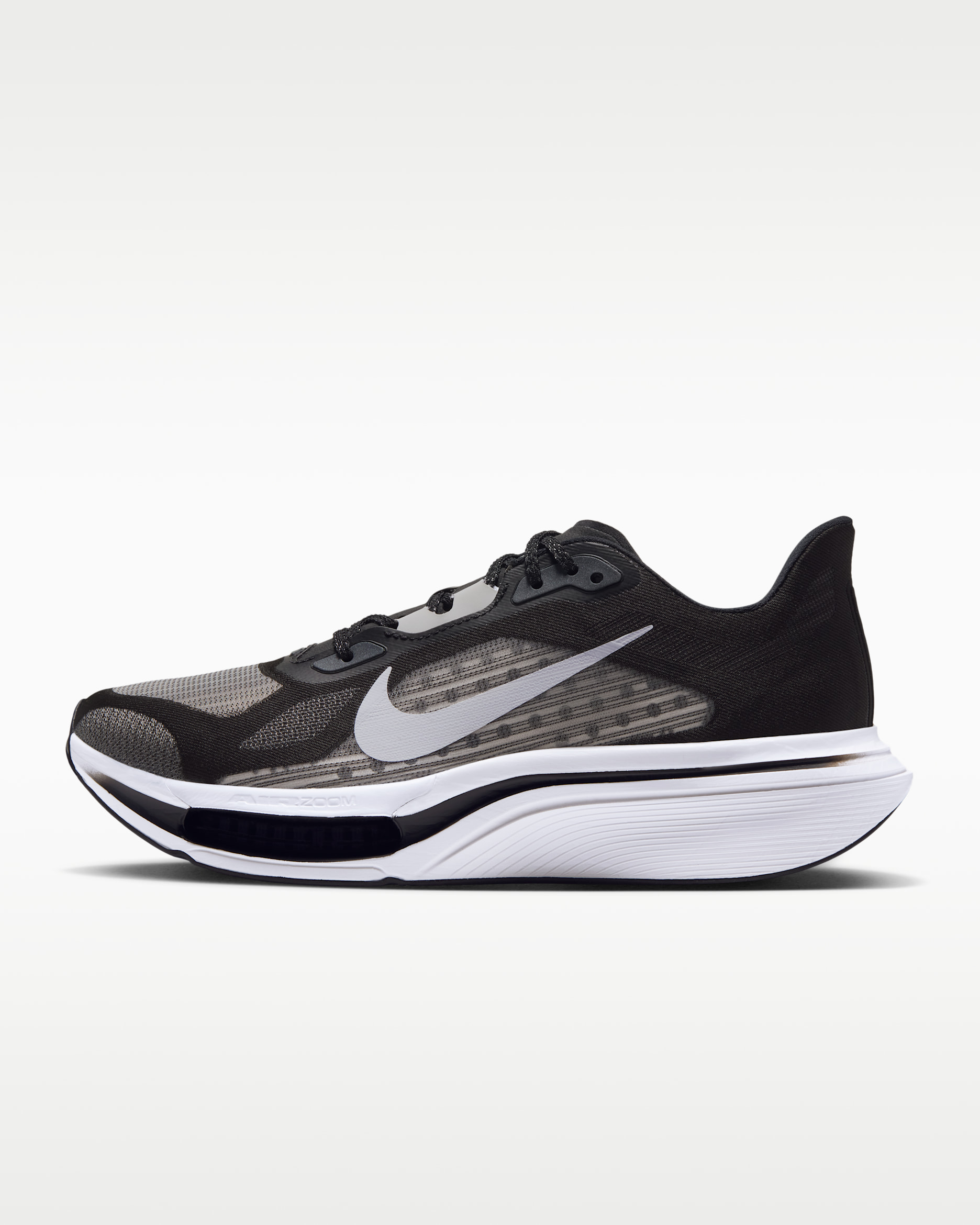 Nike Pegasus Plus 2 Women's Road-Running Shoes - Black/Smoke Grey/White
