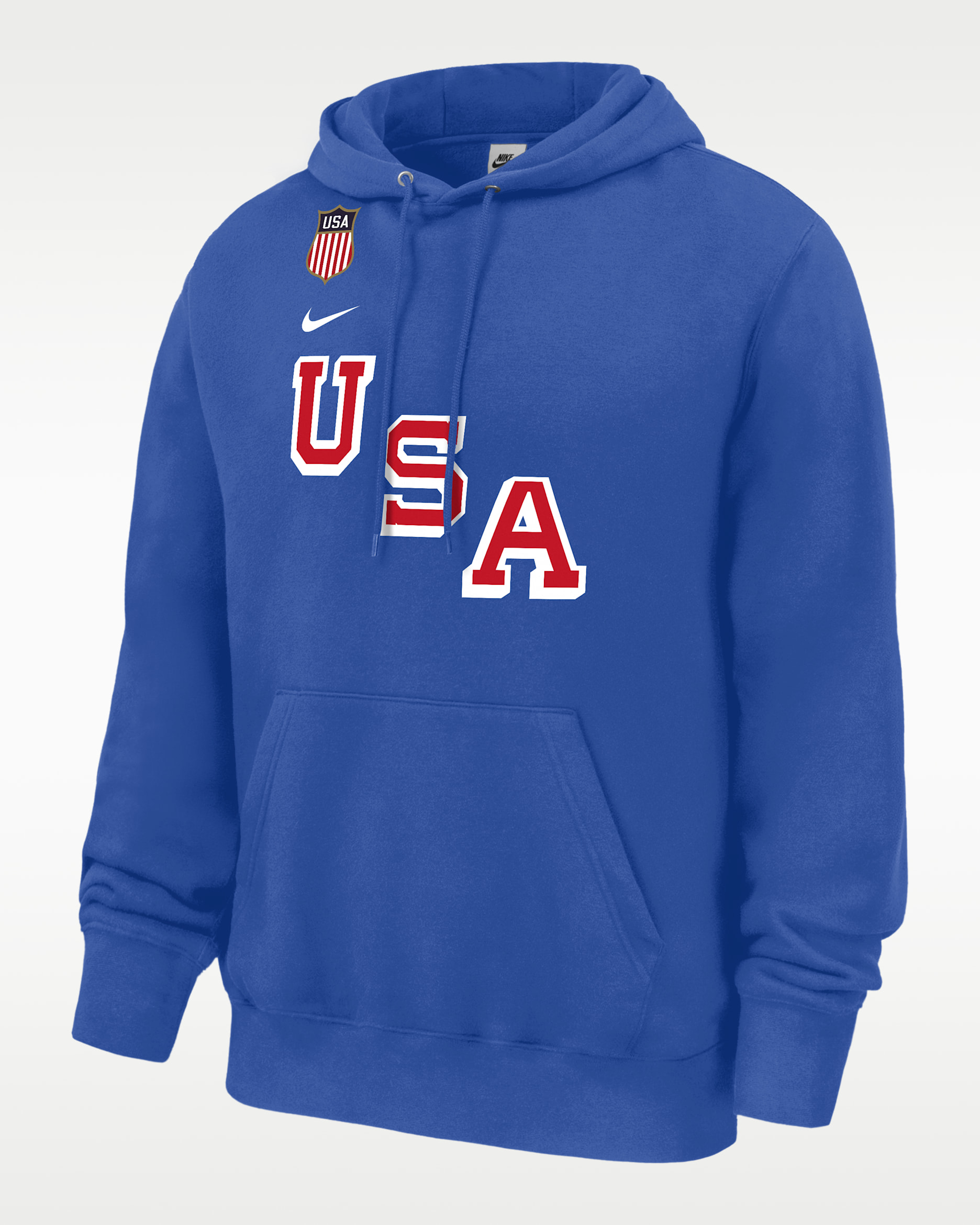 Sudadera con gorro sin cierre para hombre Jack Hughes Nike USA Olympic Team 2026 "Gold Medal" - Royal juego