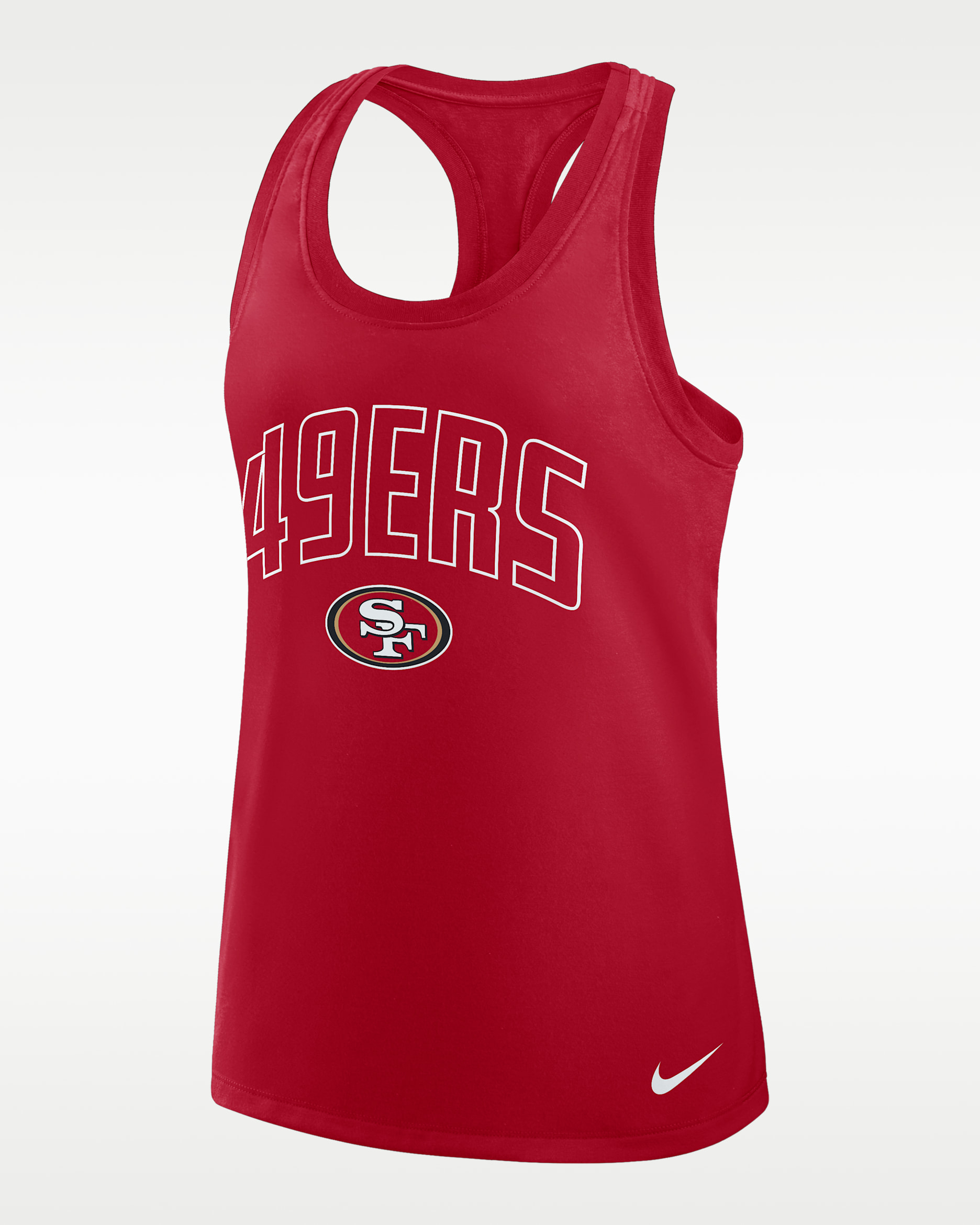 San Francisco 49ers Primetime Women's Nike Dri-FIT NFL Racerback Tank Top - Scarlet