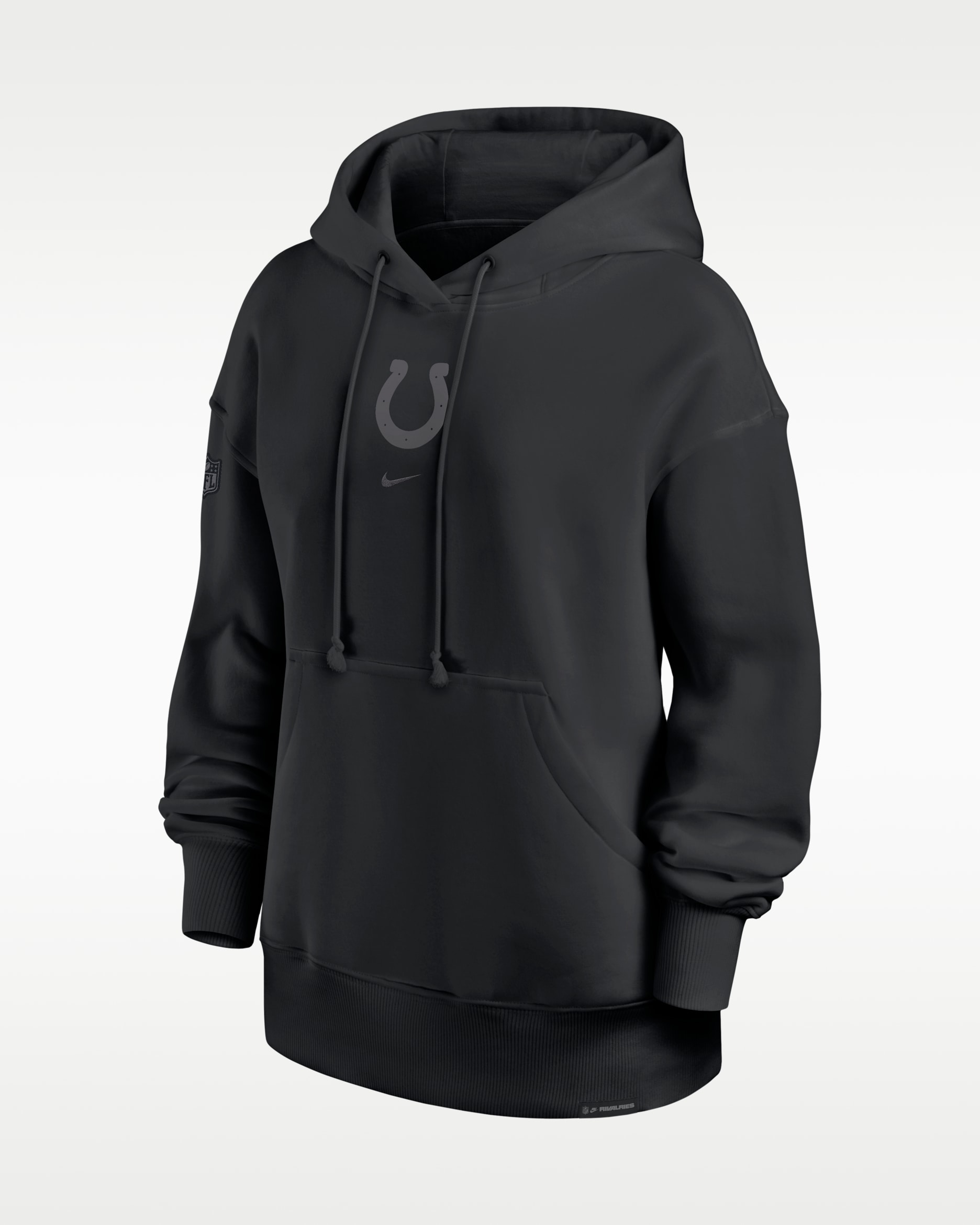 Indianapolis Colts Rivalries Collection Phoenix Women's Nike NFL Oversized Pullover Hoodie - Black