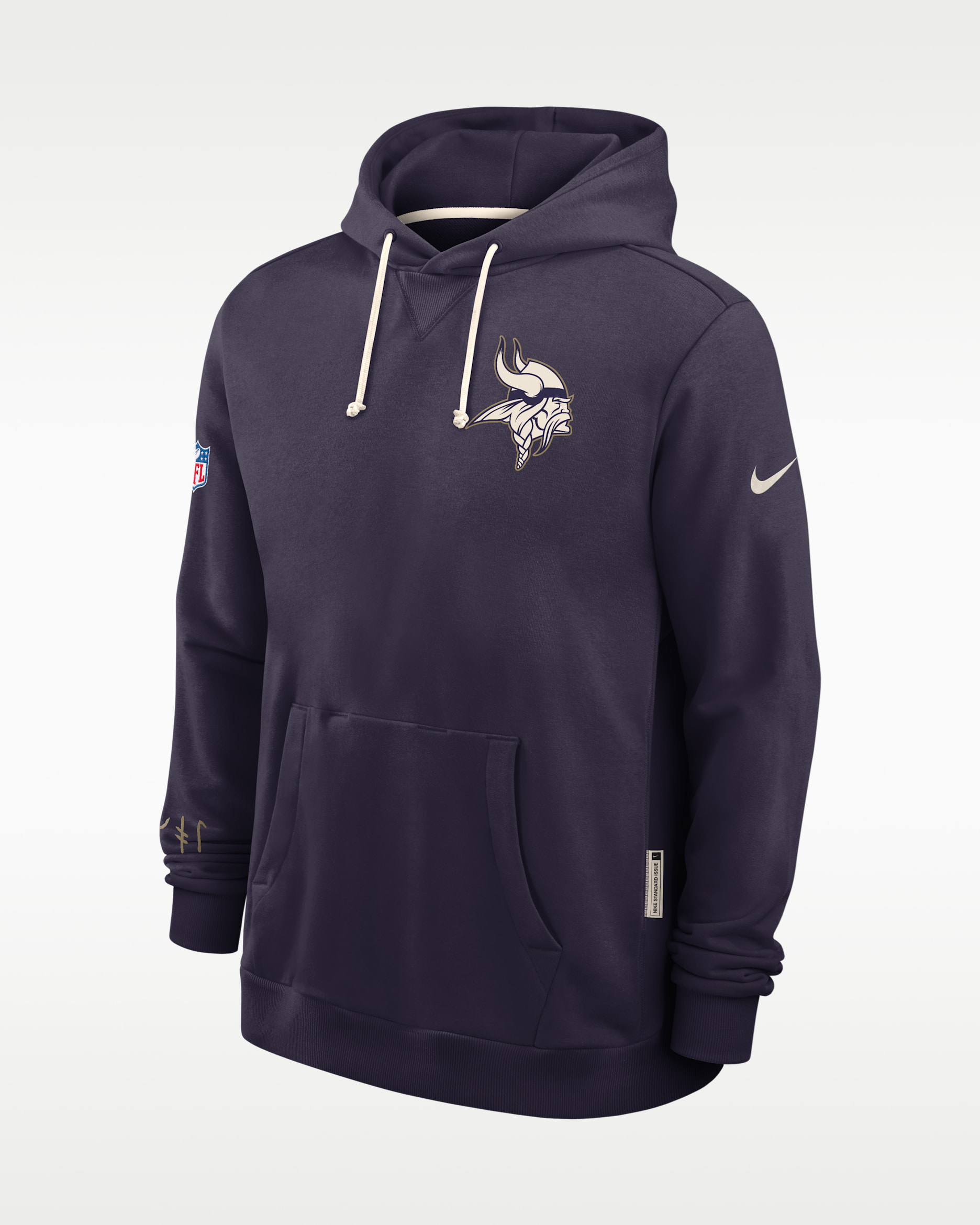 Minnesota Vikings Rivalries Collection Sideline Men's Nike Dri-FIT NFL Pullover Hoodie - Purple Dynasty