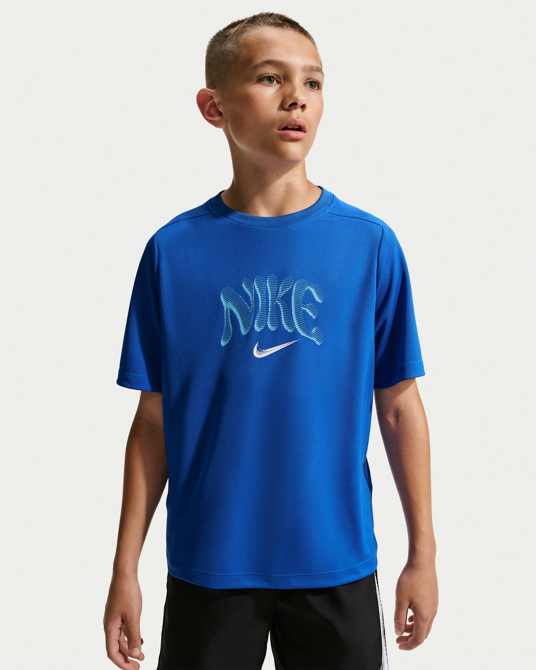Nike Multi Refresh Older Kids' (Boys') Top - Game Royal