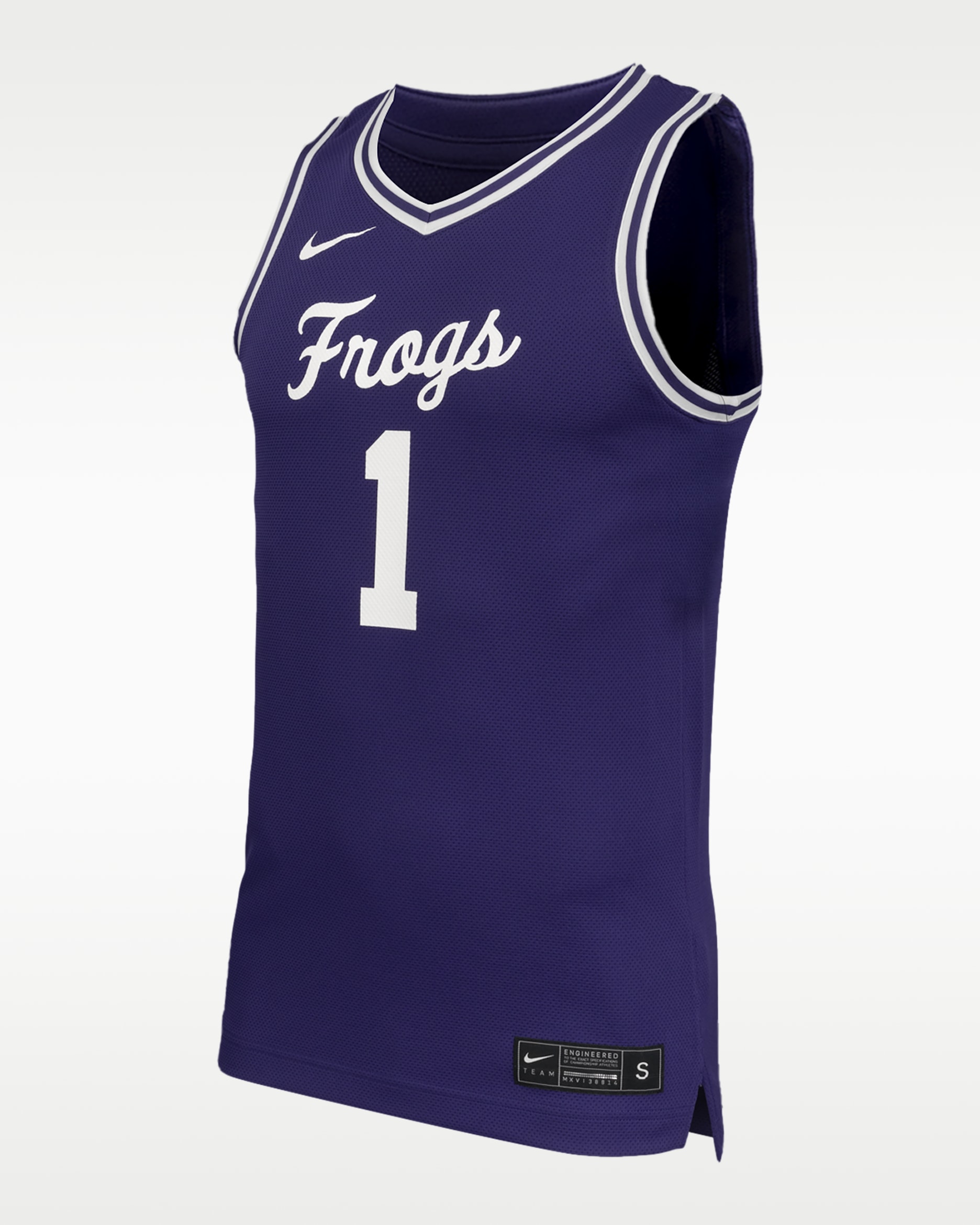 Jersey de básquetbol universitario Nike Replica para hombre TCU - Orquídea