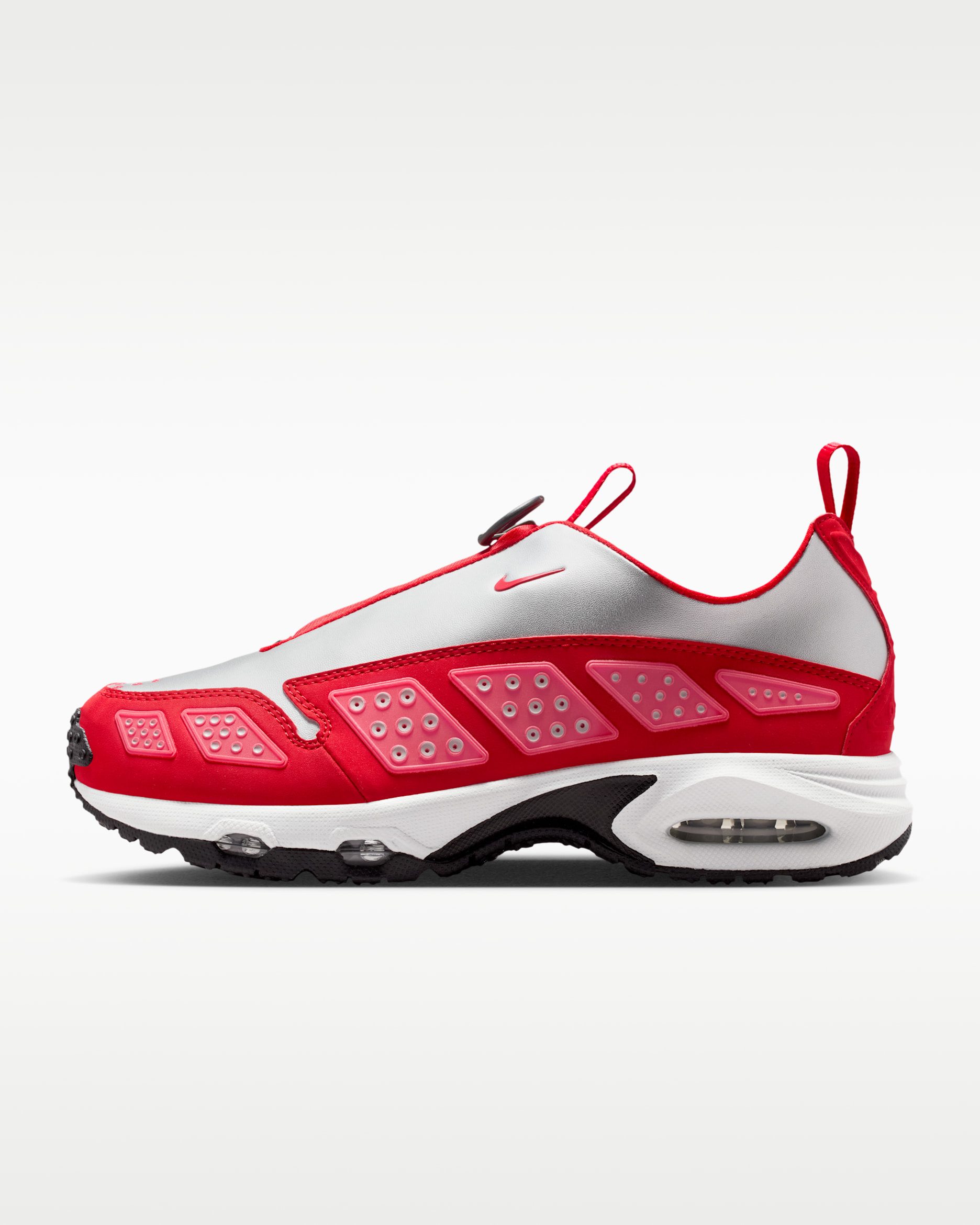 Nike Air Max SNDR Schuh (Damen) - Silber/Fusion Red/Photon Dust/University Red