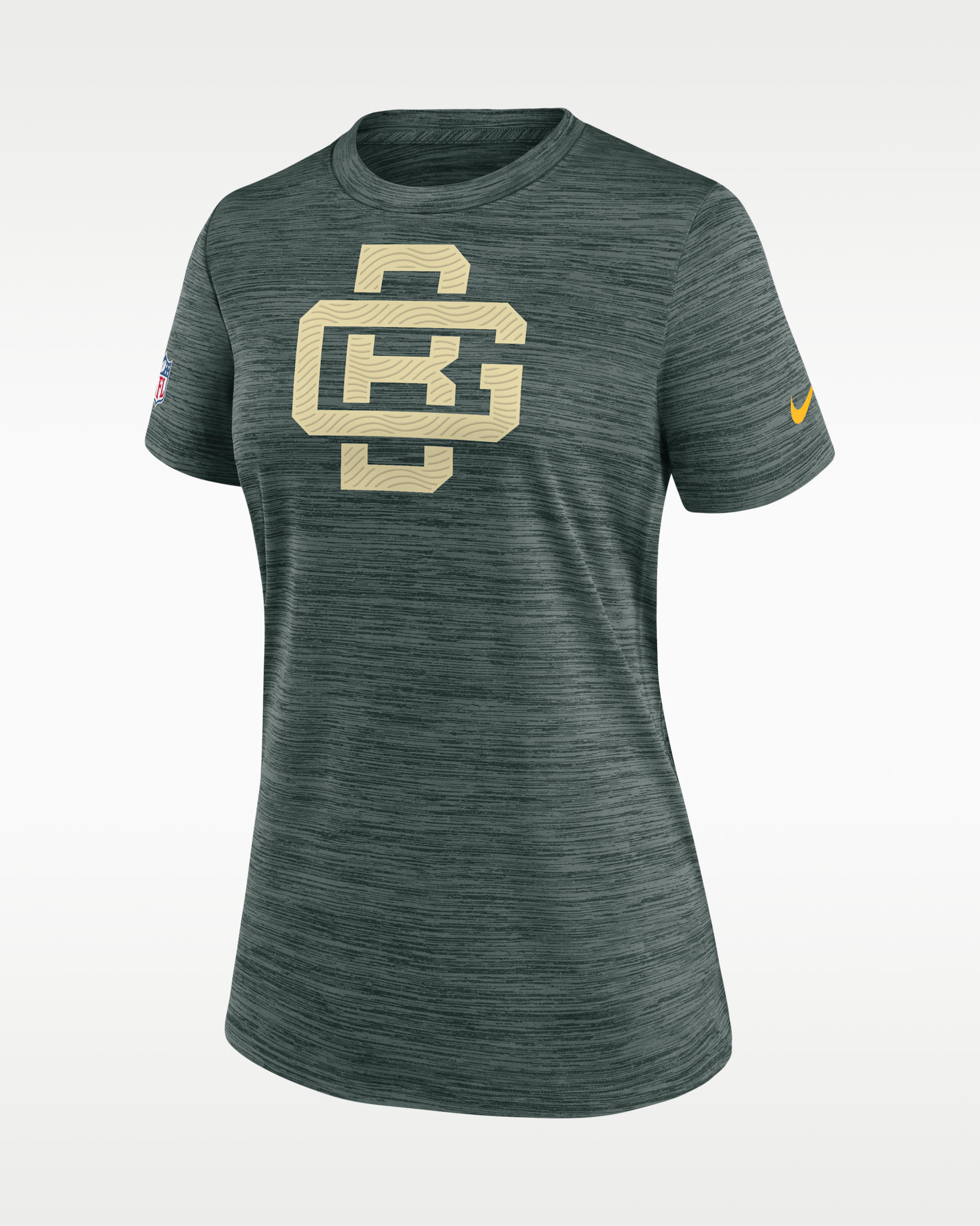 Green Bay Packers Rivalries Collection Sideline Velocity Women's Nike Dri-FIT NFL T-Shirt - Green