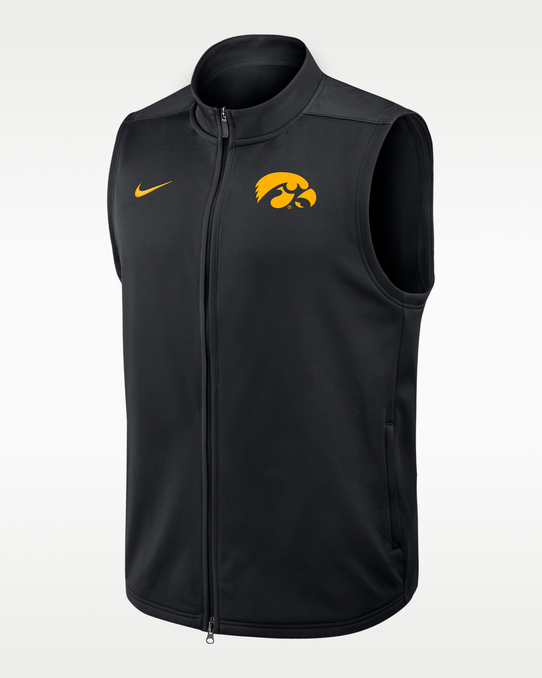 Iowa Victory Men's Nike Therma-FIT College Full-Zip Vest - Black
