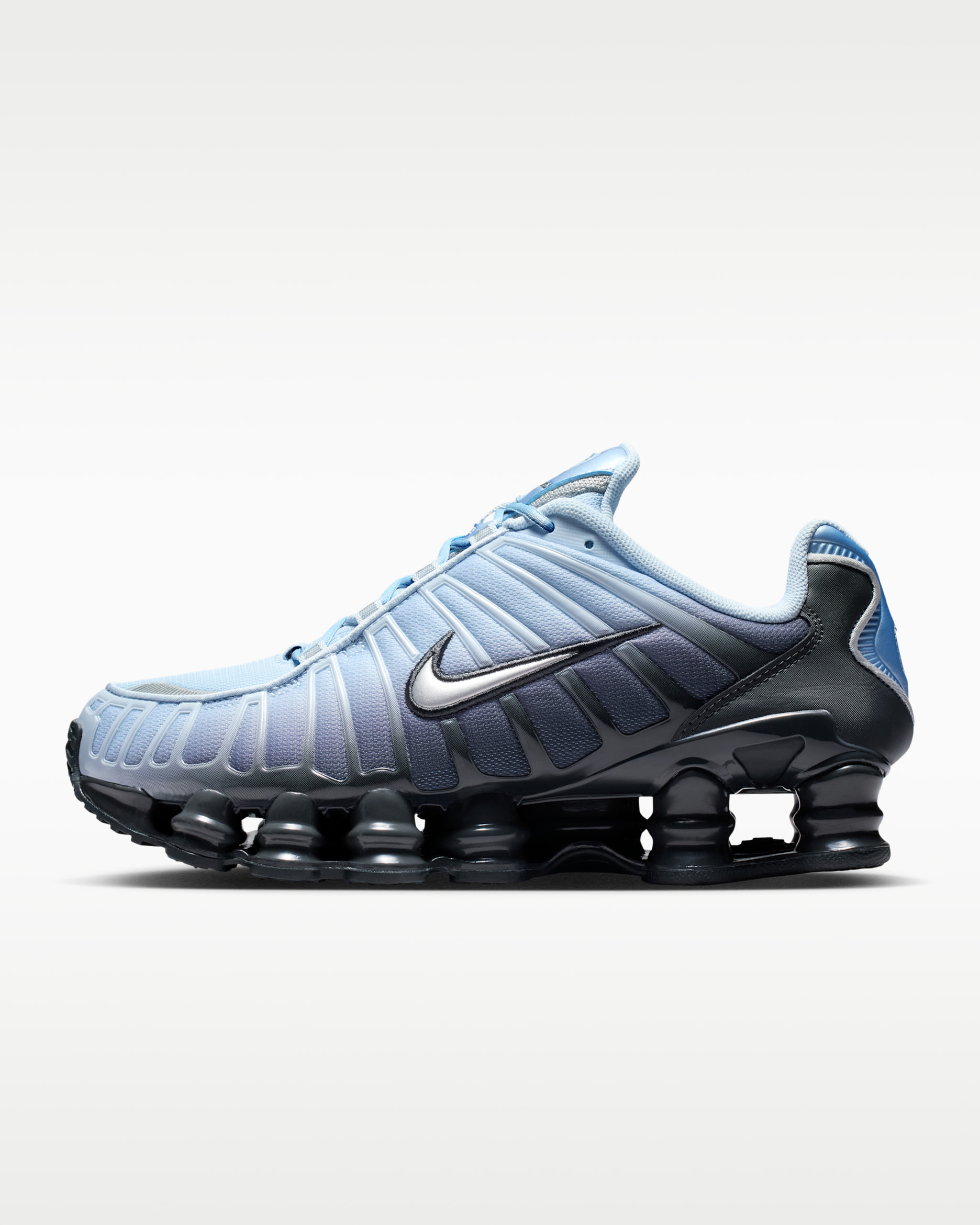 Nike Shox TL Women's Shoes - Anthracite/Light Armoury Blue/Metallic Silver