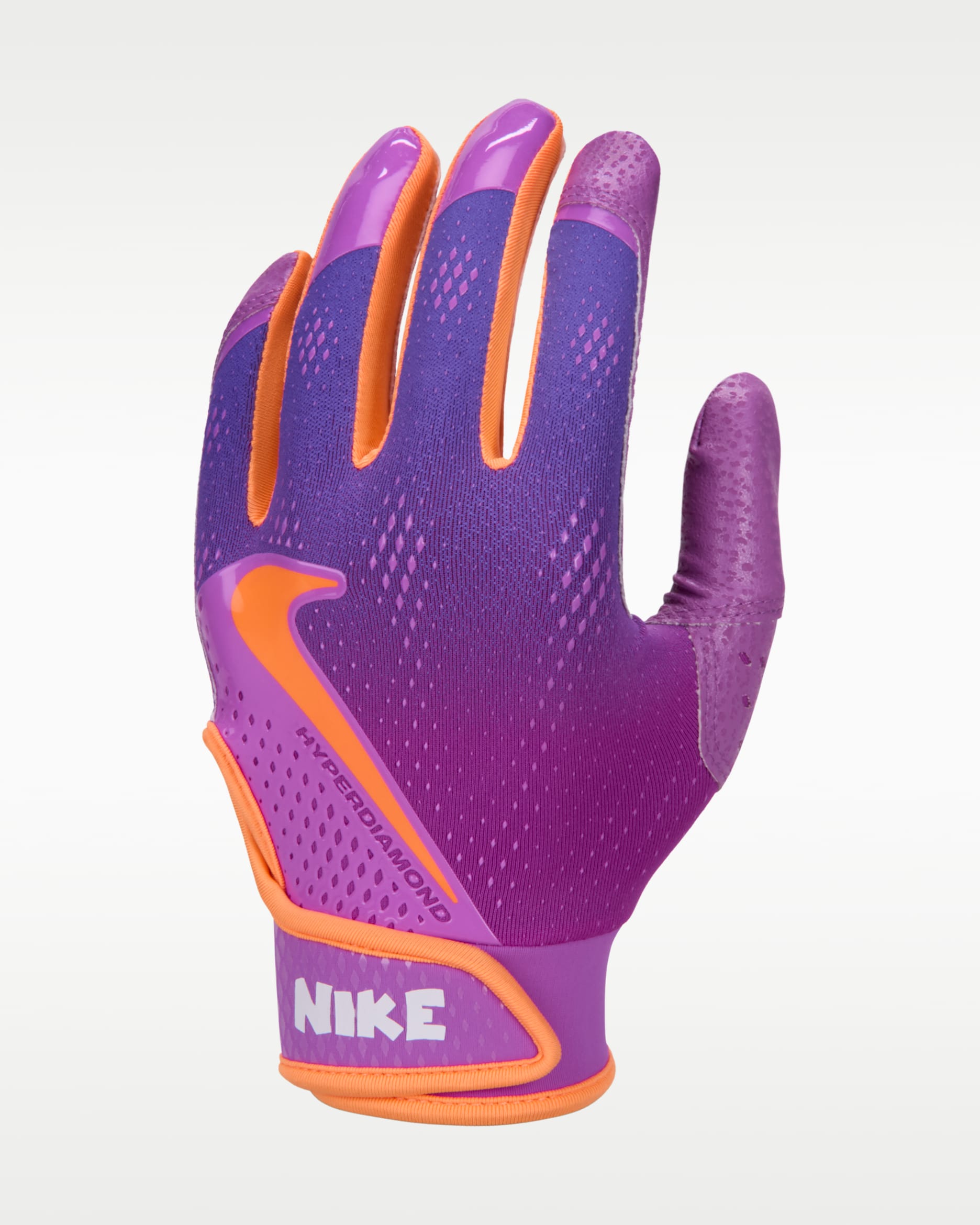 Guantes de softball para niños (1 par) Nike Hyperdiamond - Azul medio/Azul láser/Naranja atómico