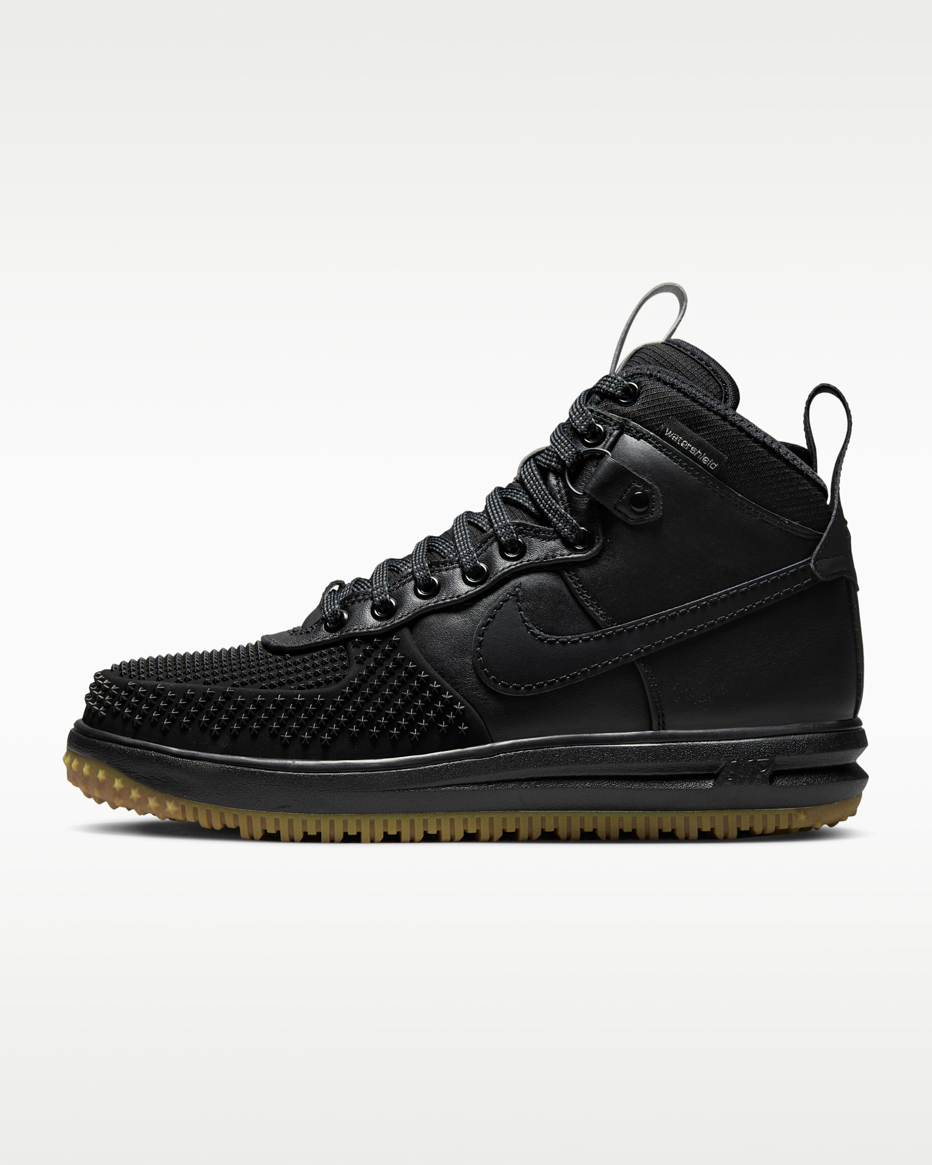 Nike Lunar Force 1 Men's Winterized Duckboot - Black/Metallic Silver/Anthracite/Black