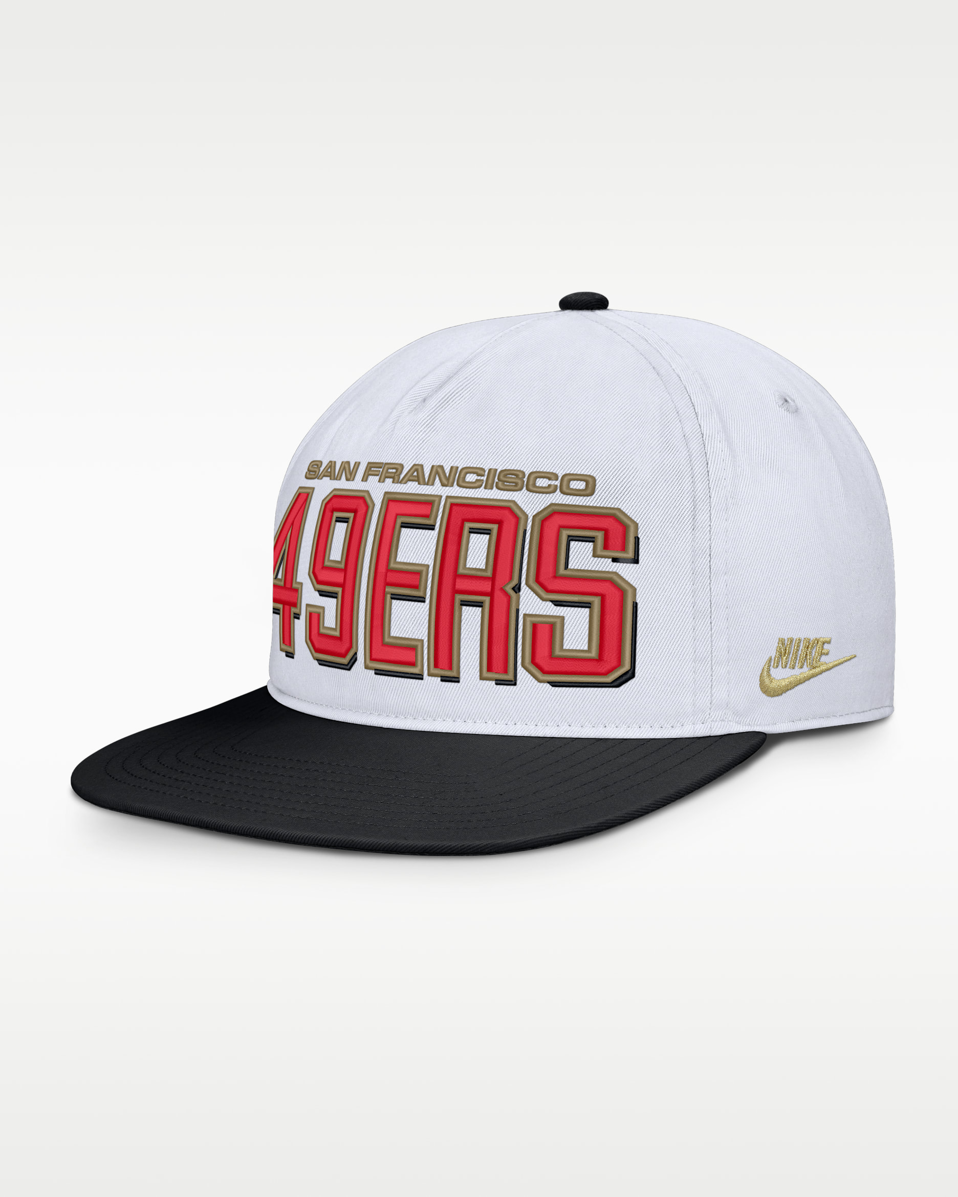 Gorra ajustable Nike de la NFL para hombre San Francisco 49ers Pro - Blanco