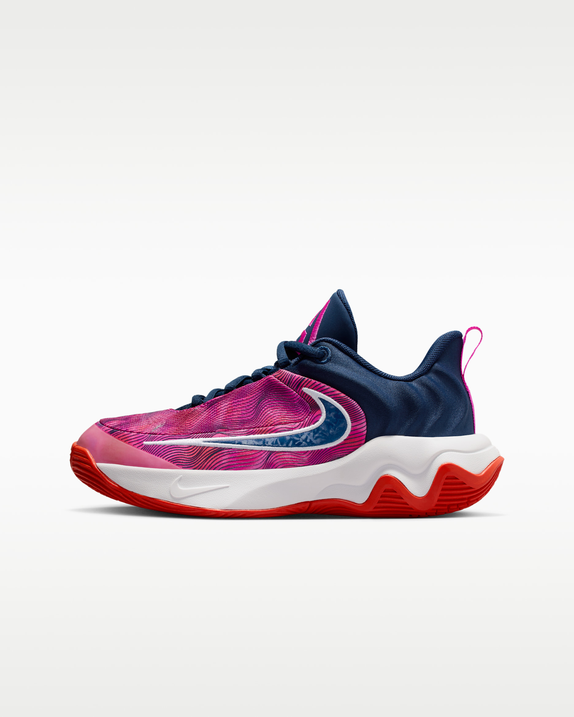 Giannis Immortality 4 SE Big Kids' Basketball Shoes - Picante Red/Fire Pink/Silt Red/Midnight Navy