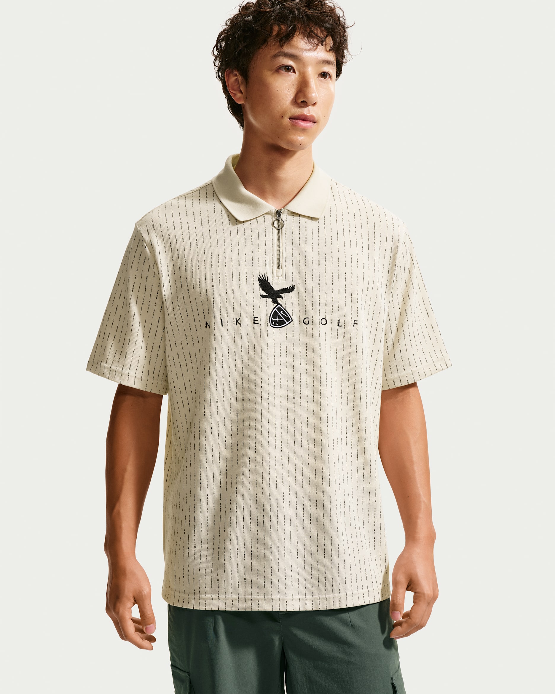 ナイキ フェアウェー フレッシュ メンズ Dri-FIT ゴルフポロ - ライトオールウッドブラウン/ライトオールウッドブラウン/ブラック