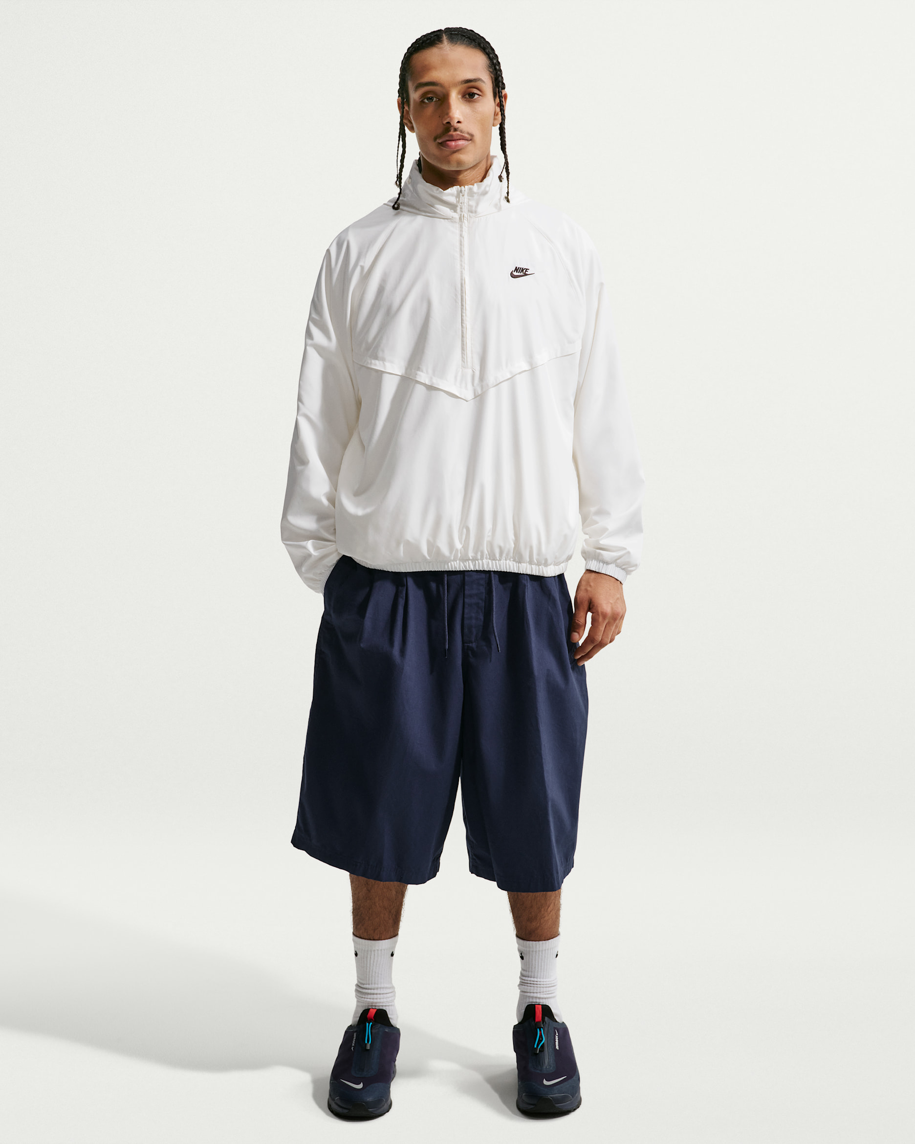 Shorts oversized para hombre Nike Club - Obsidiana/Obsidiana