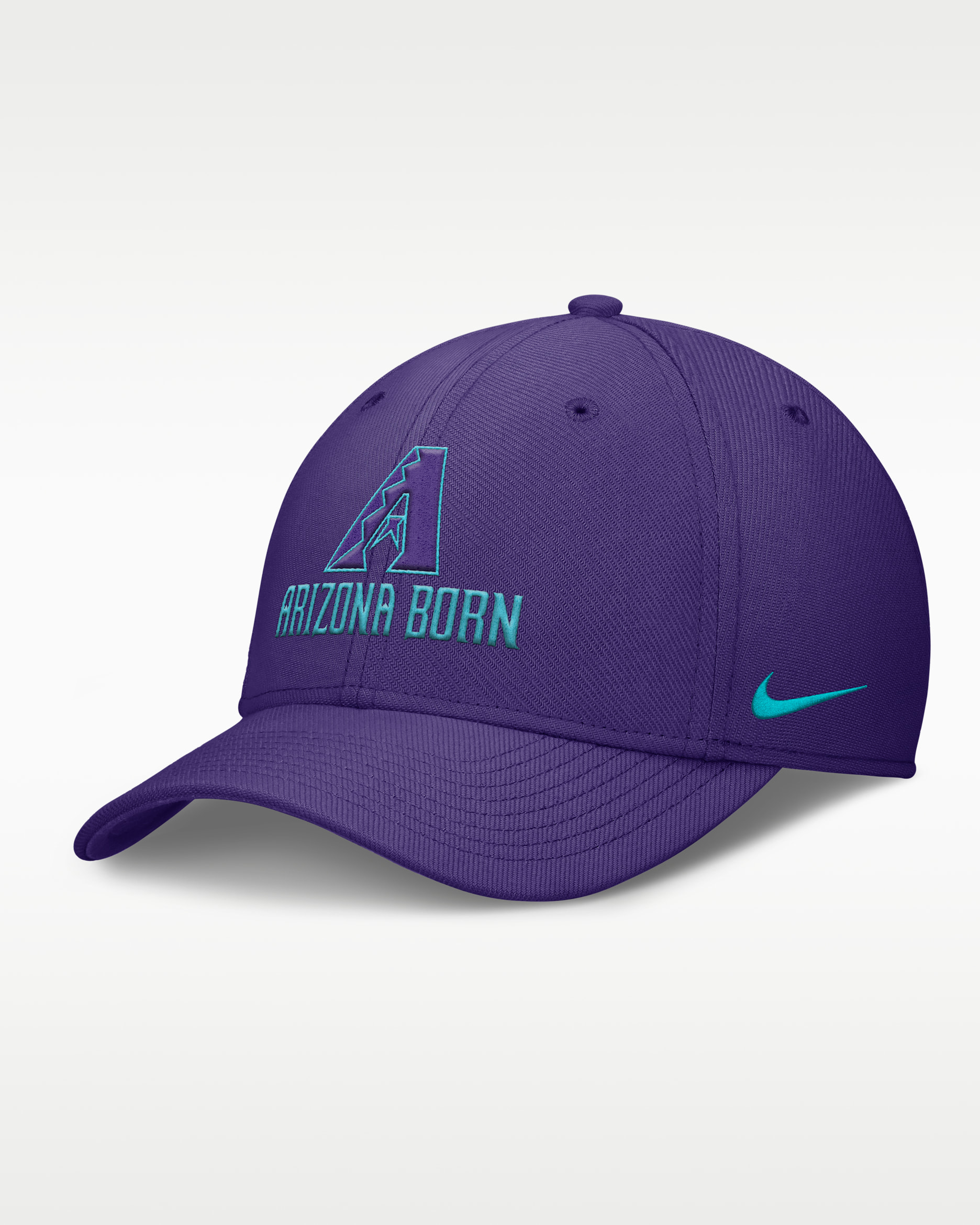 Arizona Diamondbacks City Connect Rise Swoosh Men's Nike Dri-FIT MLB Hat - Purple