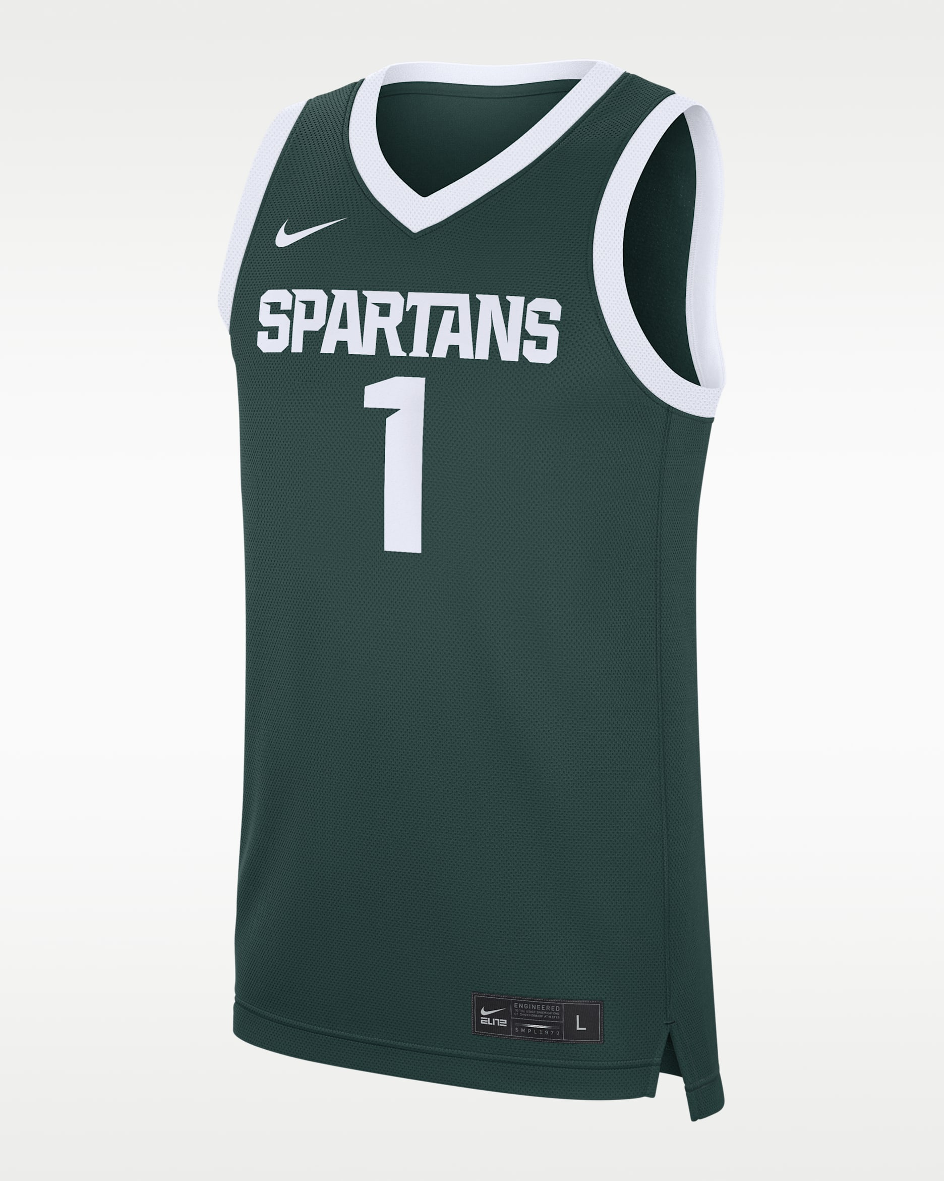 Michigan State Spartans Replica Men's Nike College Basketball Jersey - Pro Green