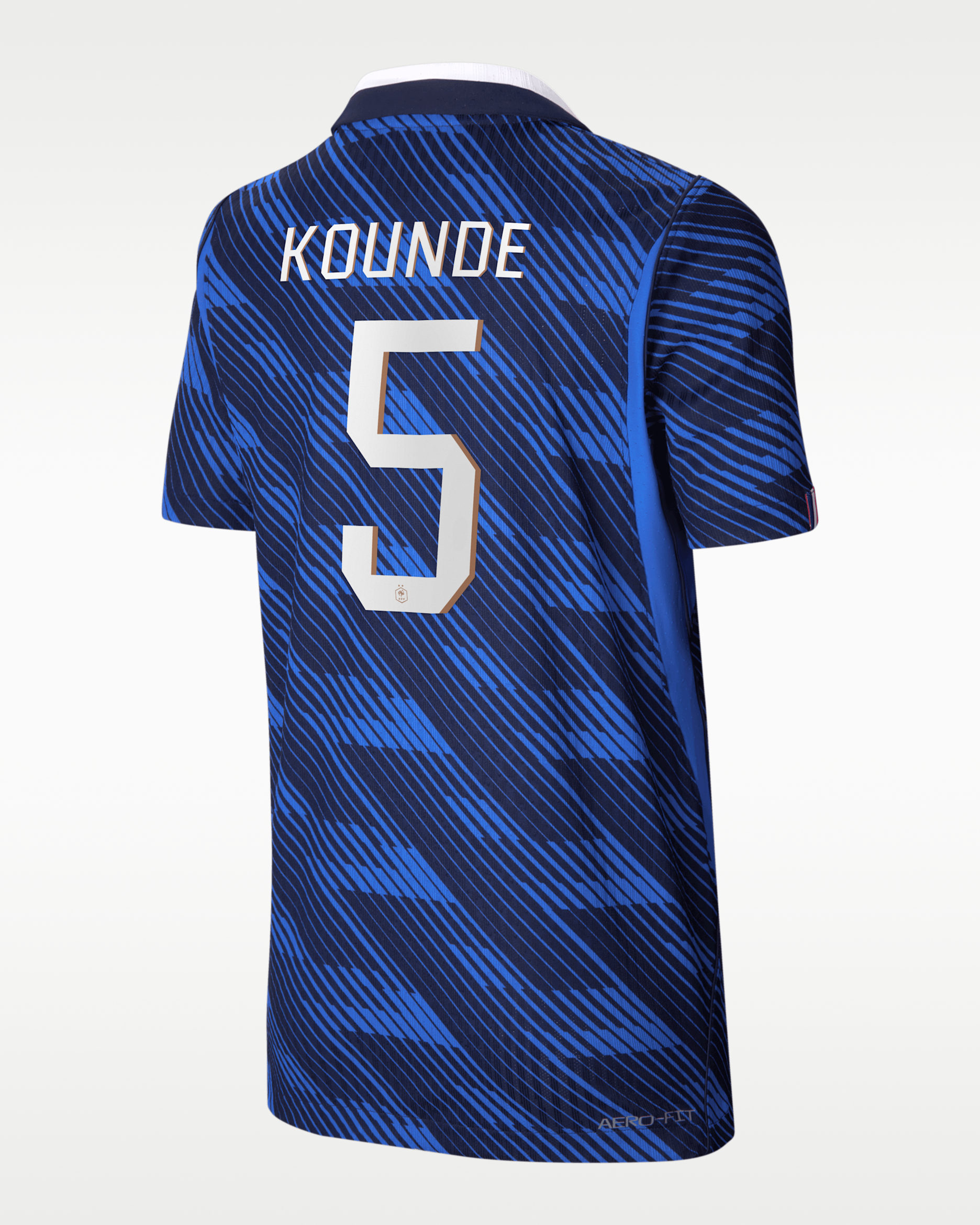 Jules Koundé France National Team 2026 Match Home Big Kids' Nike Dri-FIT ADV Soccer Jersey - Blue
