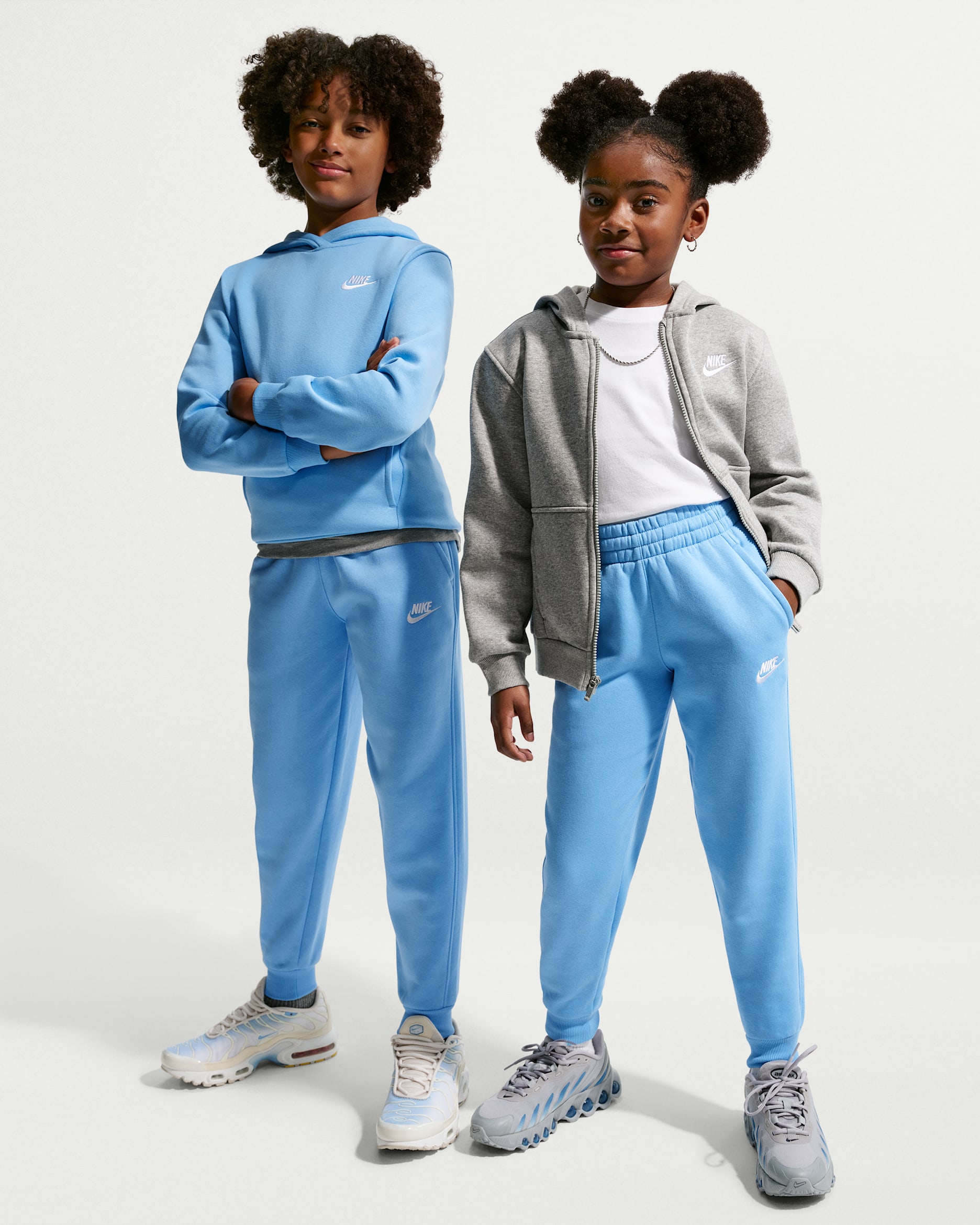 Nike Sportswear Club Fleece Pantalons jogger - Nen/a - Football Blue/Blanc