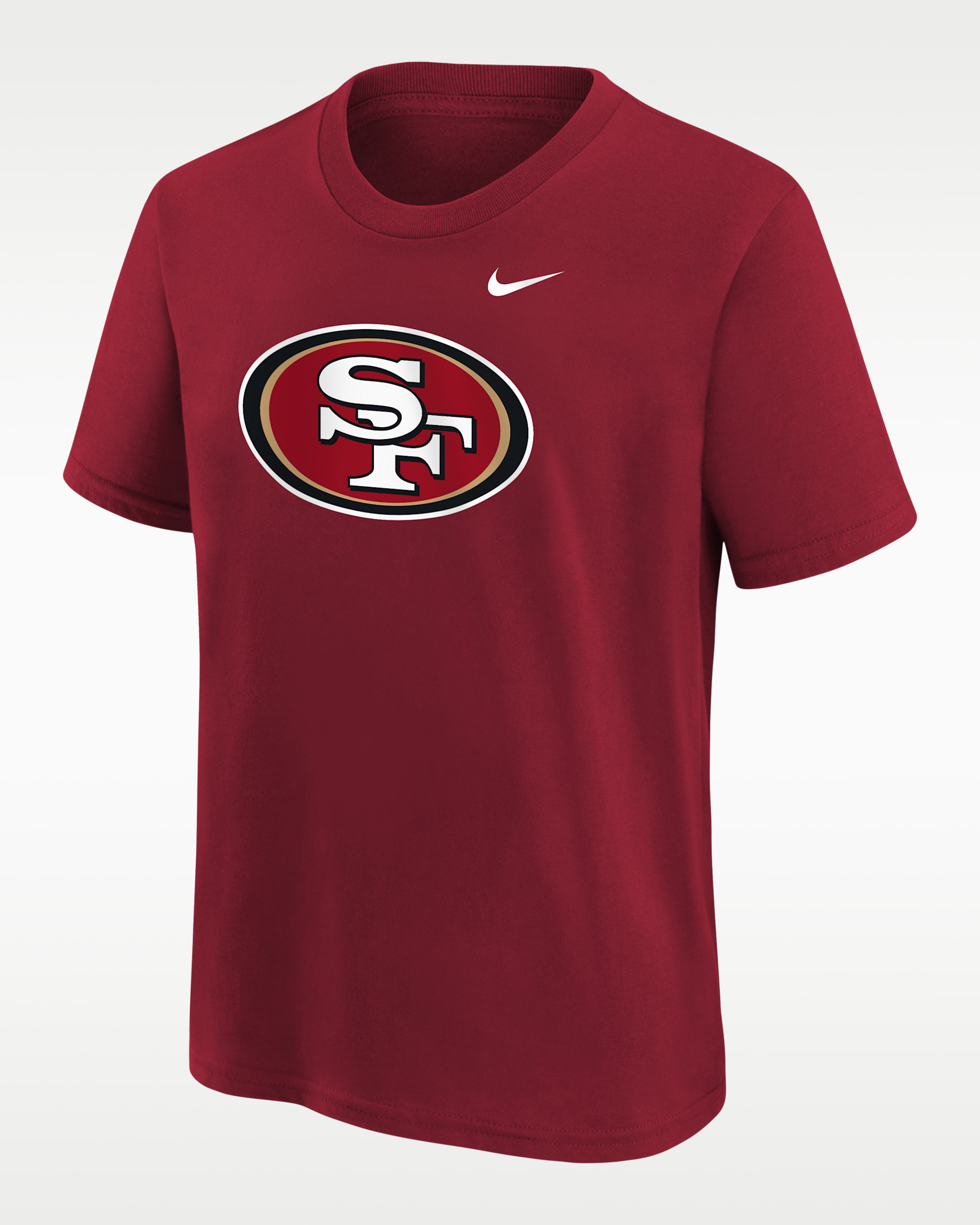 San Francisco 49ers Logo Big Kids' Nike NFL T-Shirt - Red