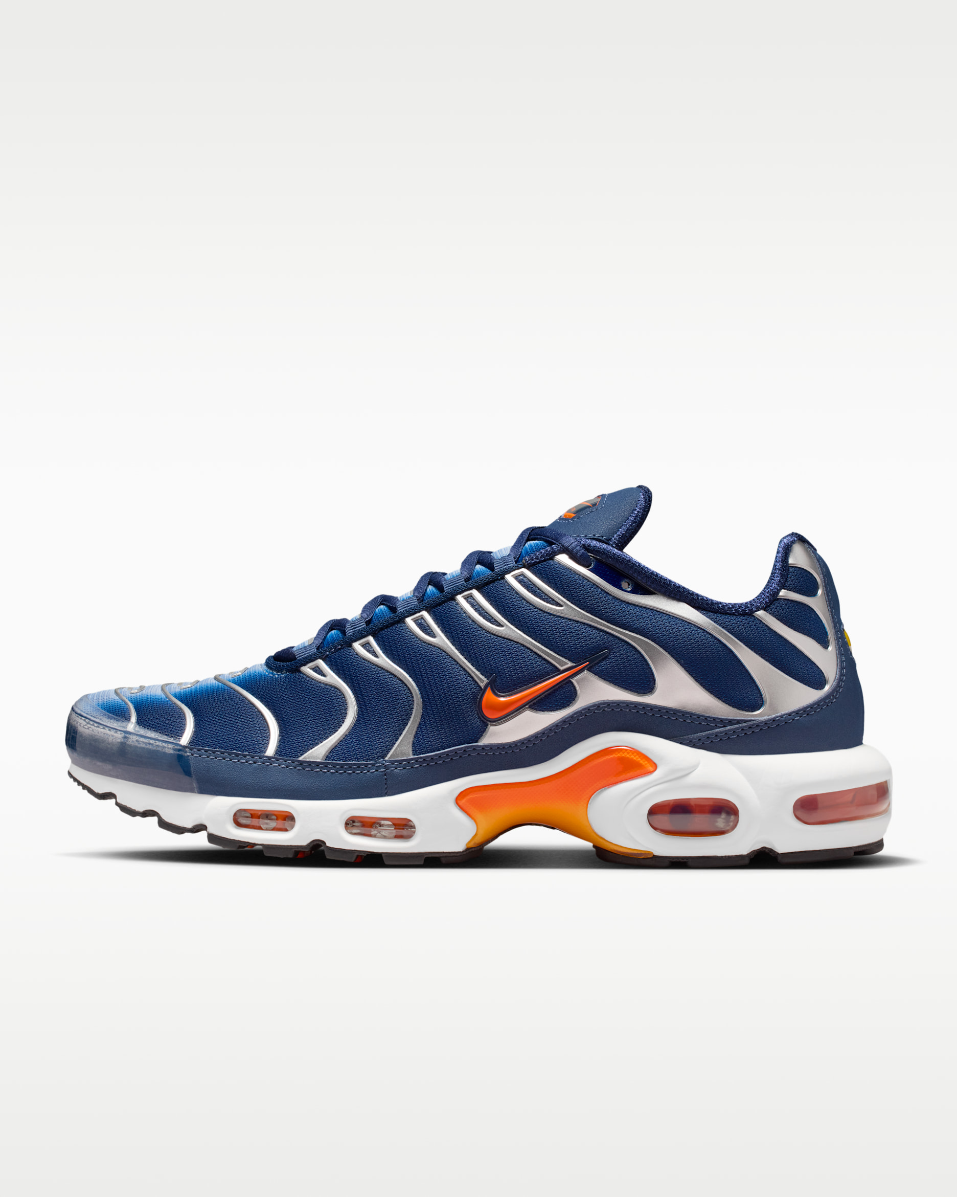 Sko Nike Air Max Plus för män - Midnight Navy/Midnight Navy/Ashen Slate/Safety Orange