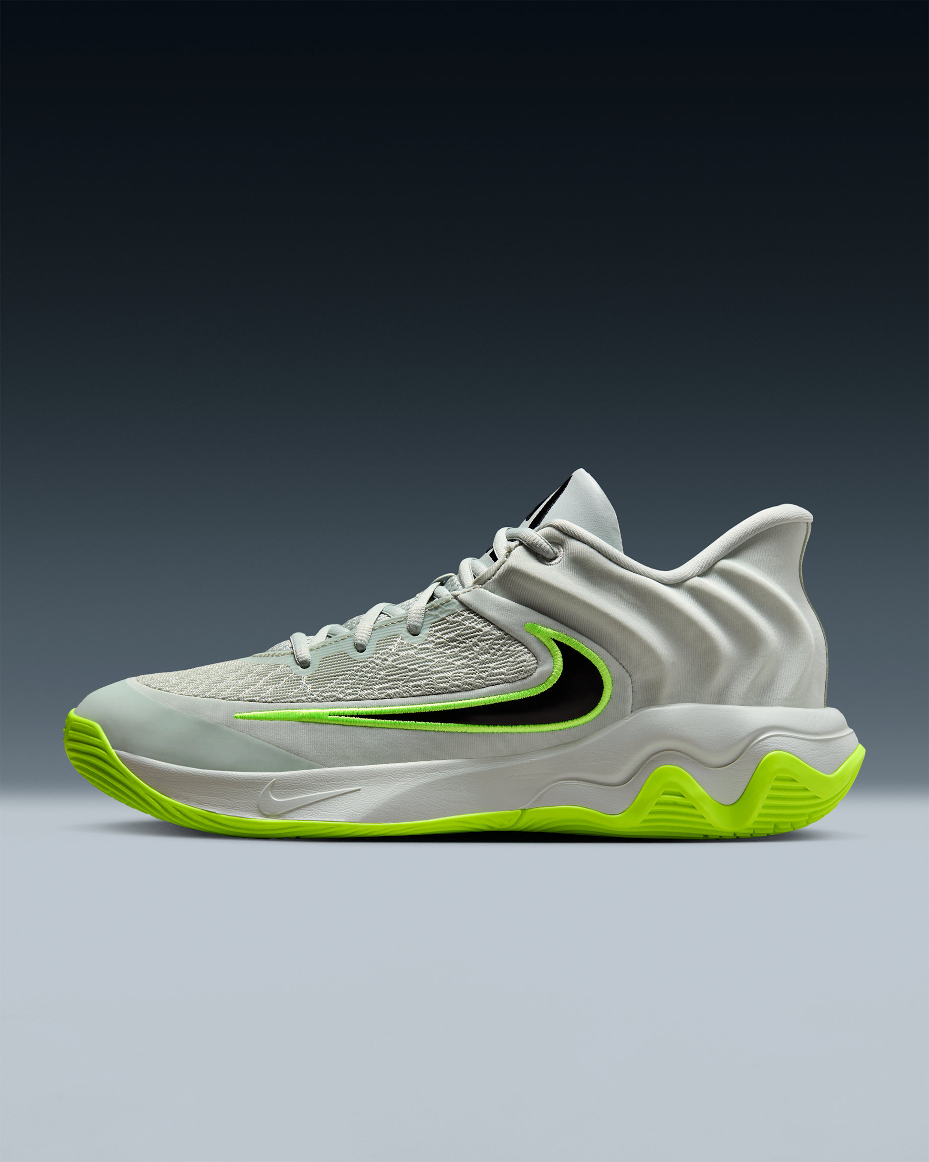 Giannis Immortality 4 Basketball Shoes - Light Silver/Volt/Black