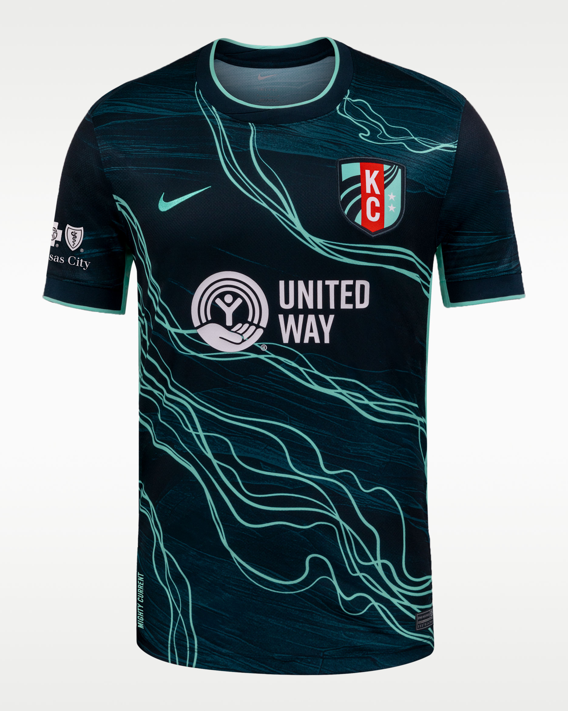 Croix Bethune Kansas City Current Men's NWSL Replica Jersey - Dark Obsidian