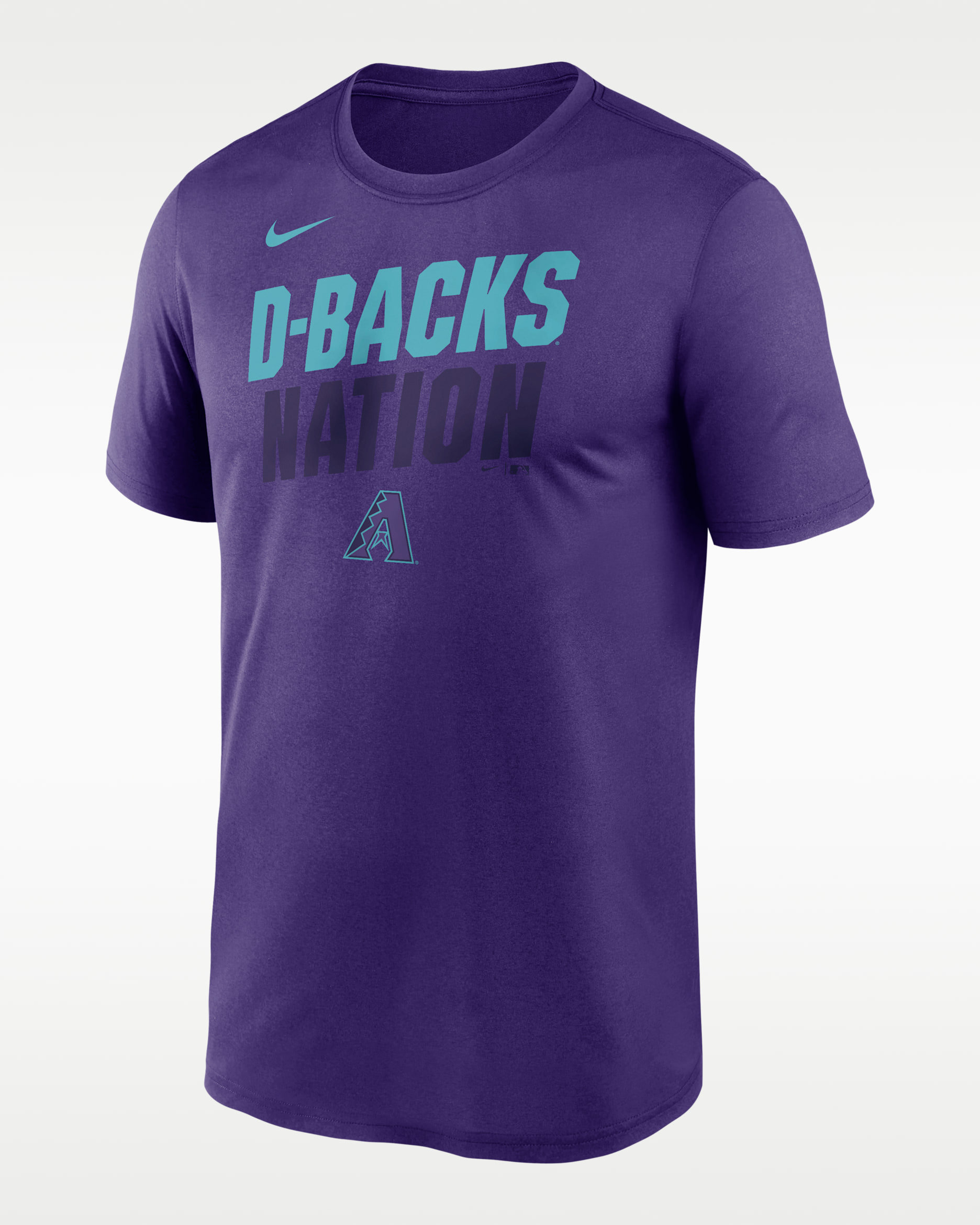 Arizona Diamondbacks City Connect Team Phrase Script Men's Nike Dri-FIT MLB T-Shirt - Purple
