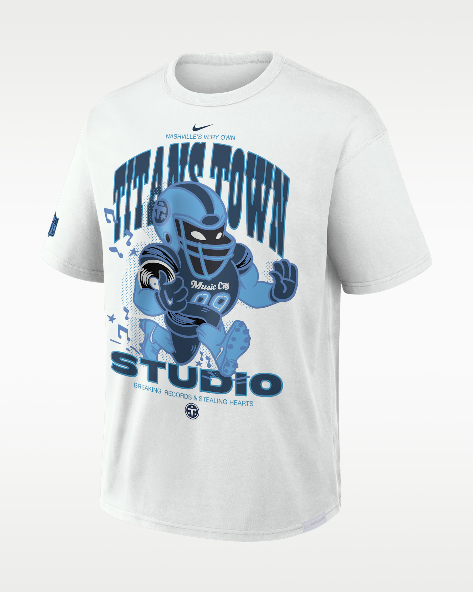 Tennessee Titans Rivalries Collection Max96 Men's Nike NFL T-Shirt - Off White