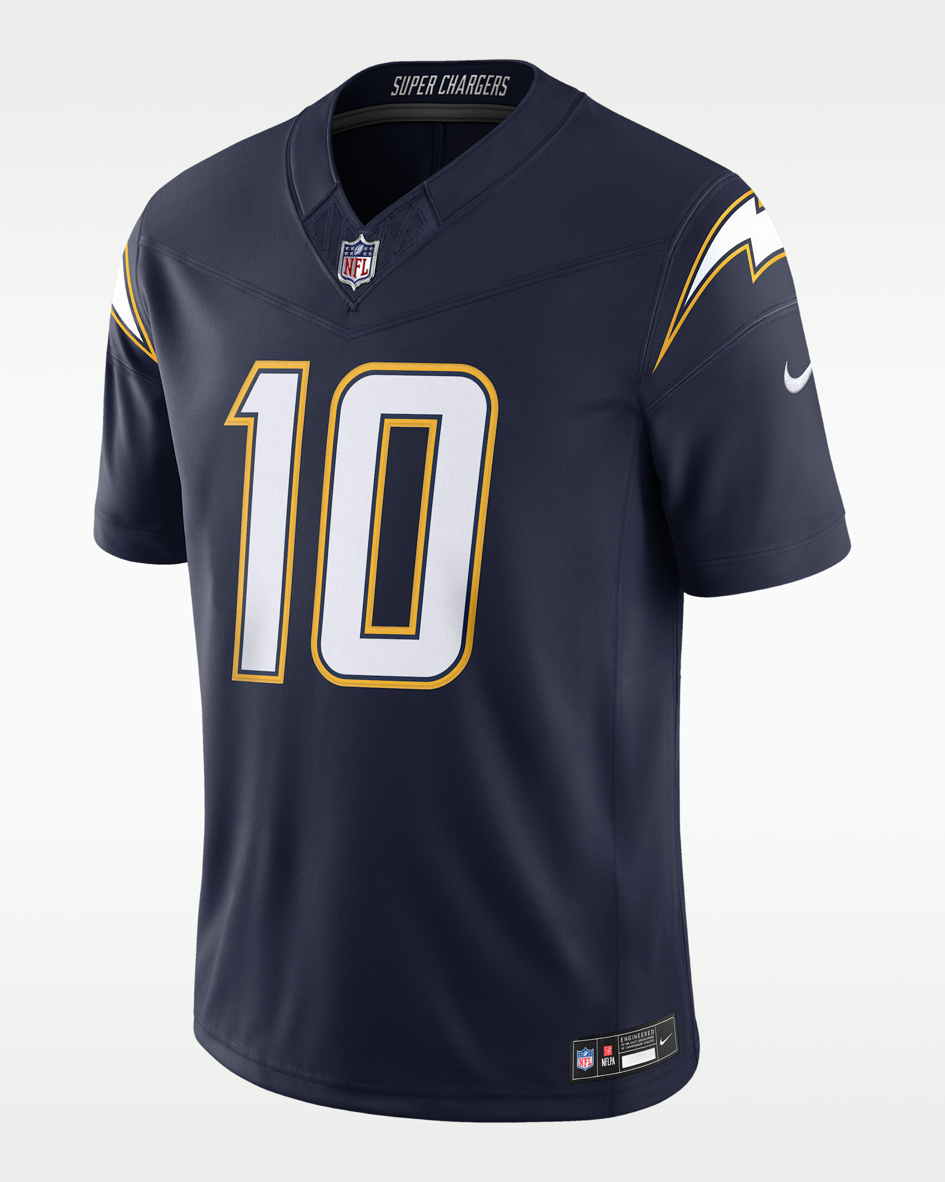 Justin Herbert Los Angeles Chargers Men's Nike Dri-FIT NFL Limited Jersey - Navy