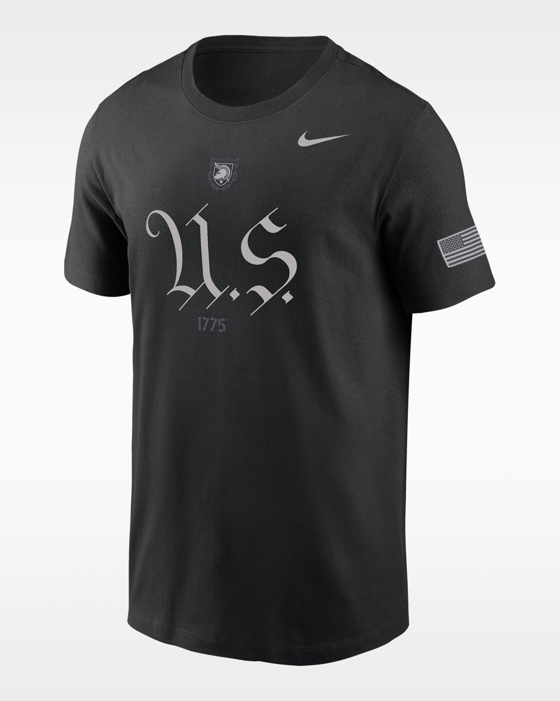 Playera universitaria para hombre Nike Dri-FIT Army Rivalry - Negro