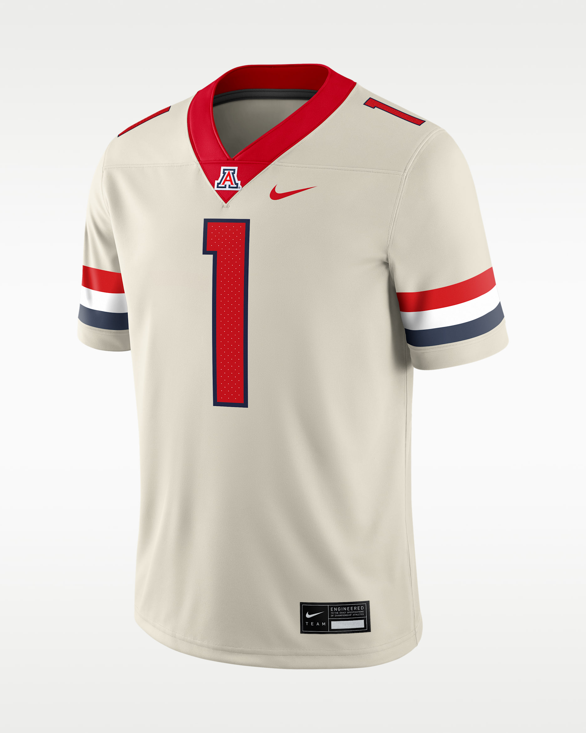 Arizona Men's Nike Dri-FIT College Game Jersey - Cream