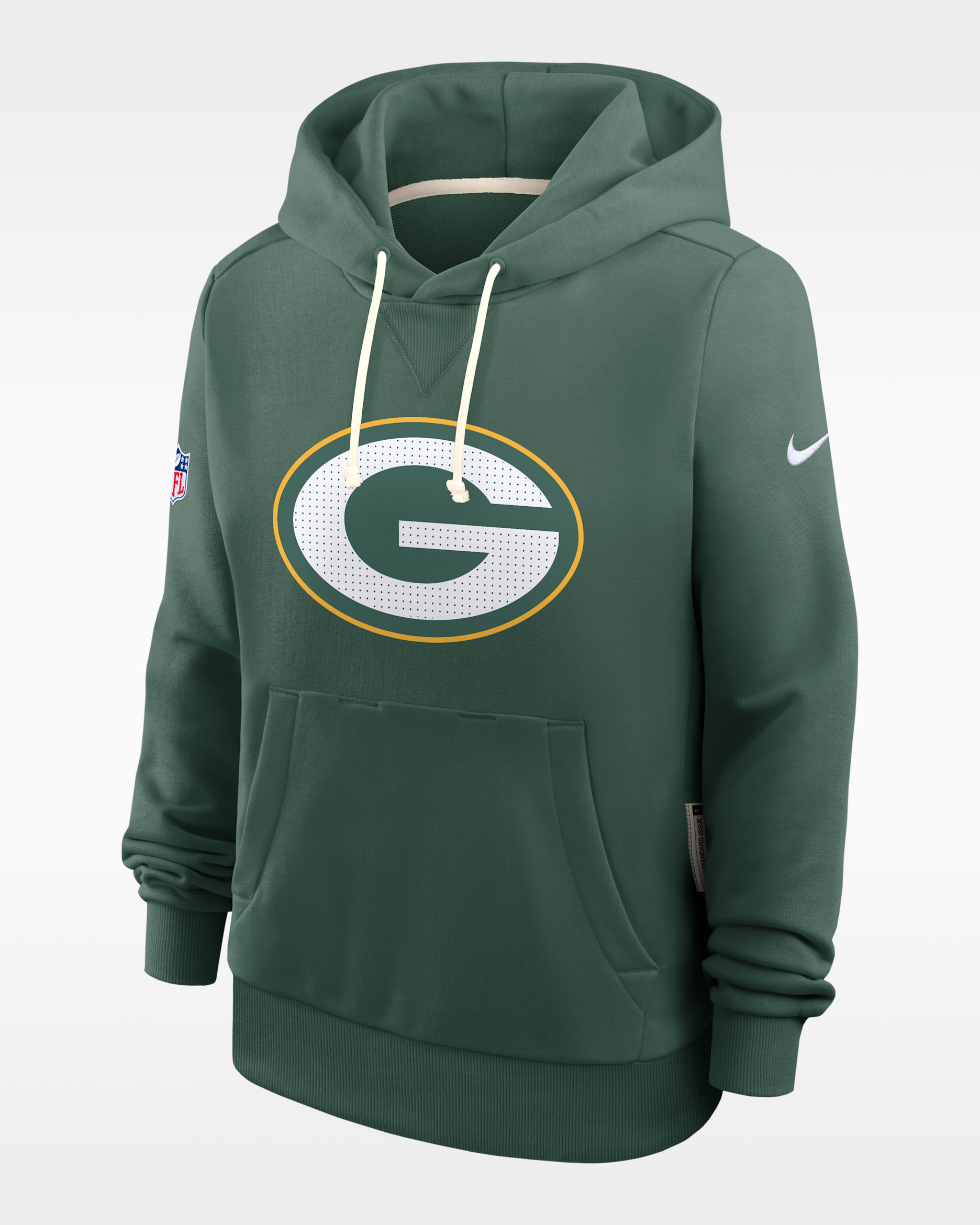 Green Bay Packers Sideline Women's Nike Dri-FIT NFL Pullover Hoodie - Green