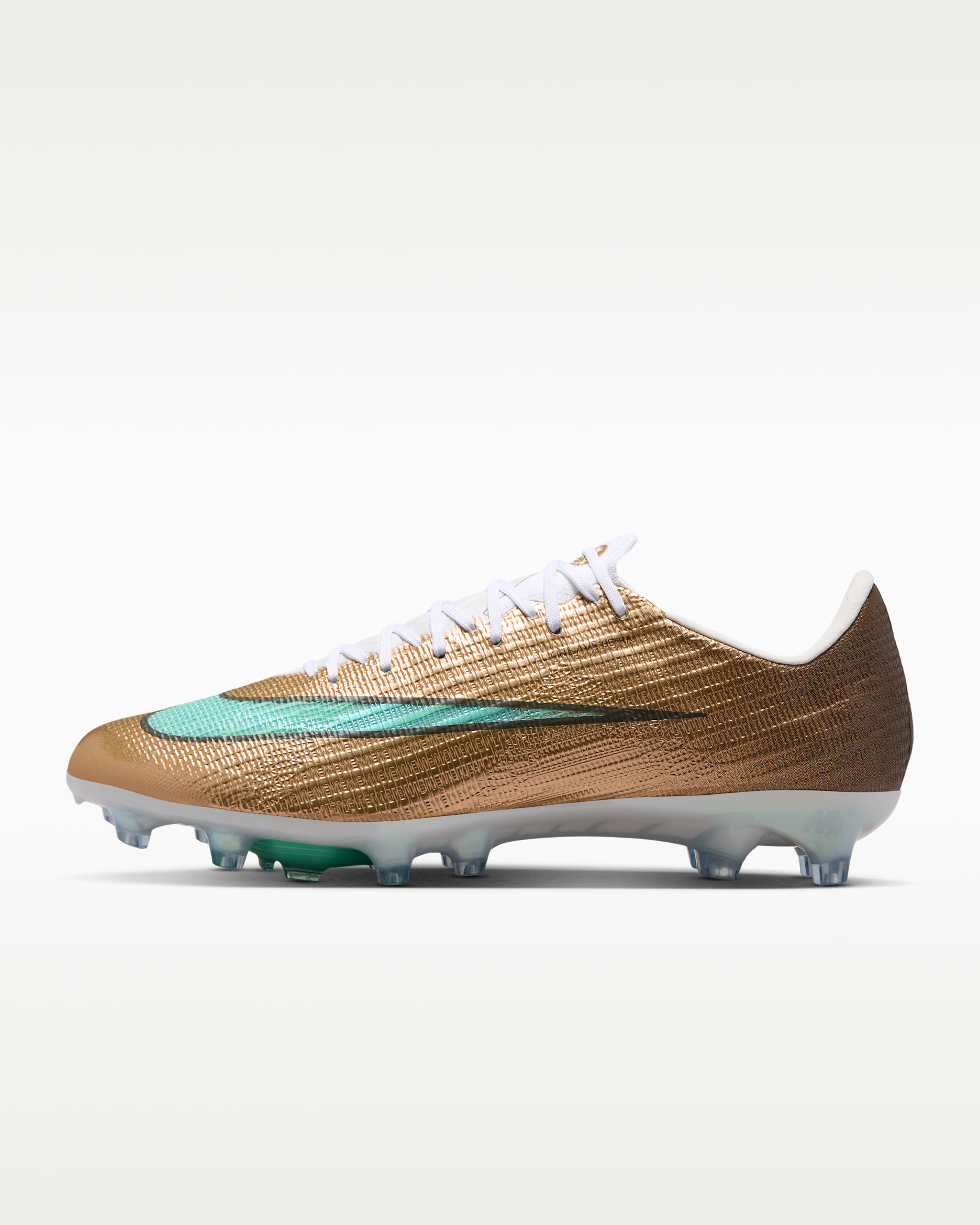 Nike Mercurial Superfly 11 Elite 'Kylian Mbappé' Artificial-Grass Low-Top Football Boots - Metallic Gold/Green Glow