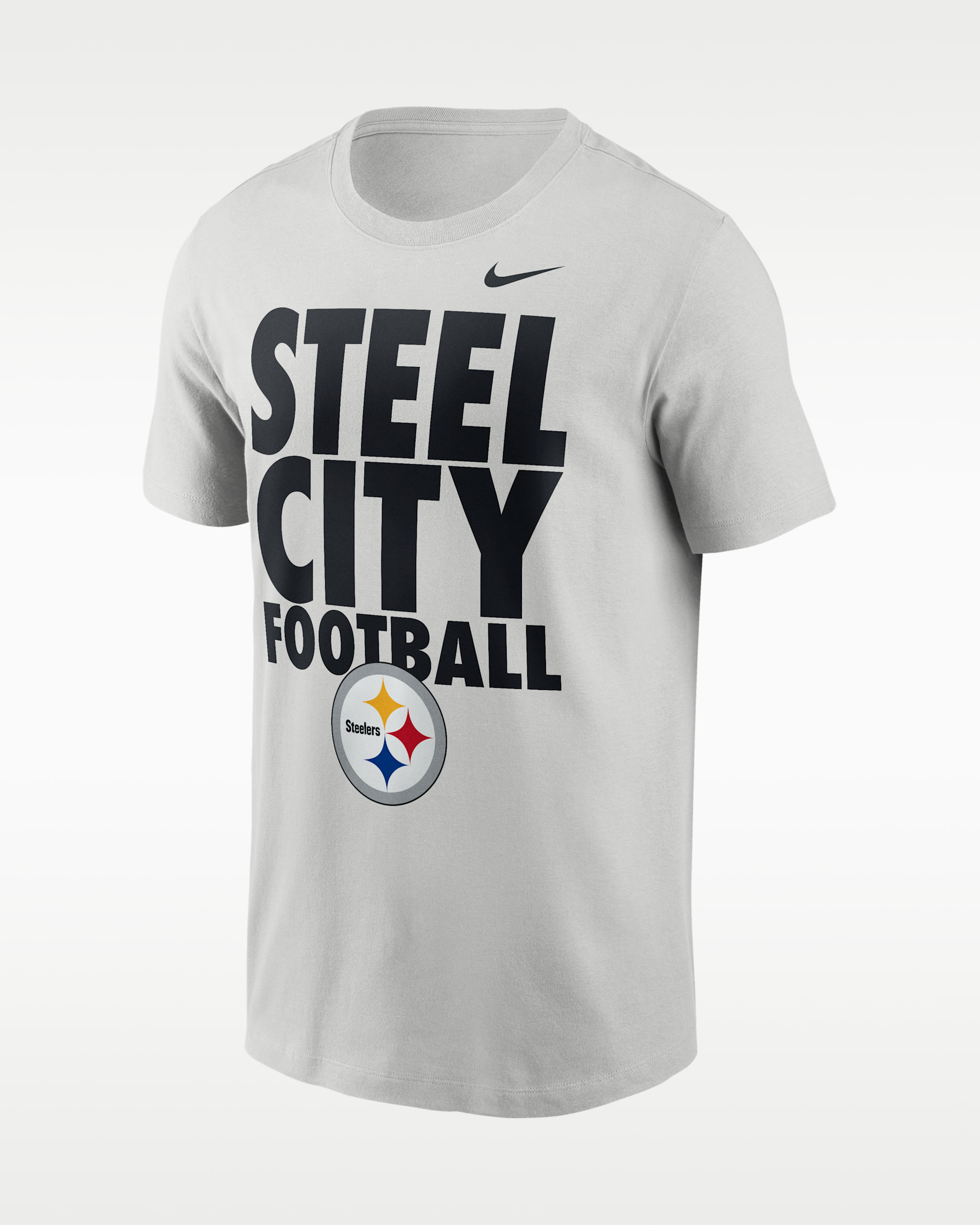 Pittsburgh Steelers Essential Men's Nike NFL T-Shirt - Grey