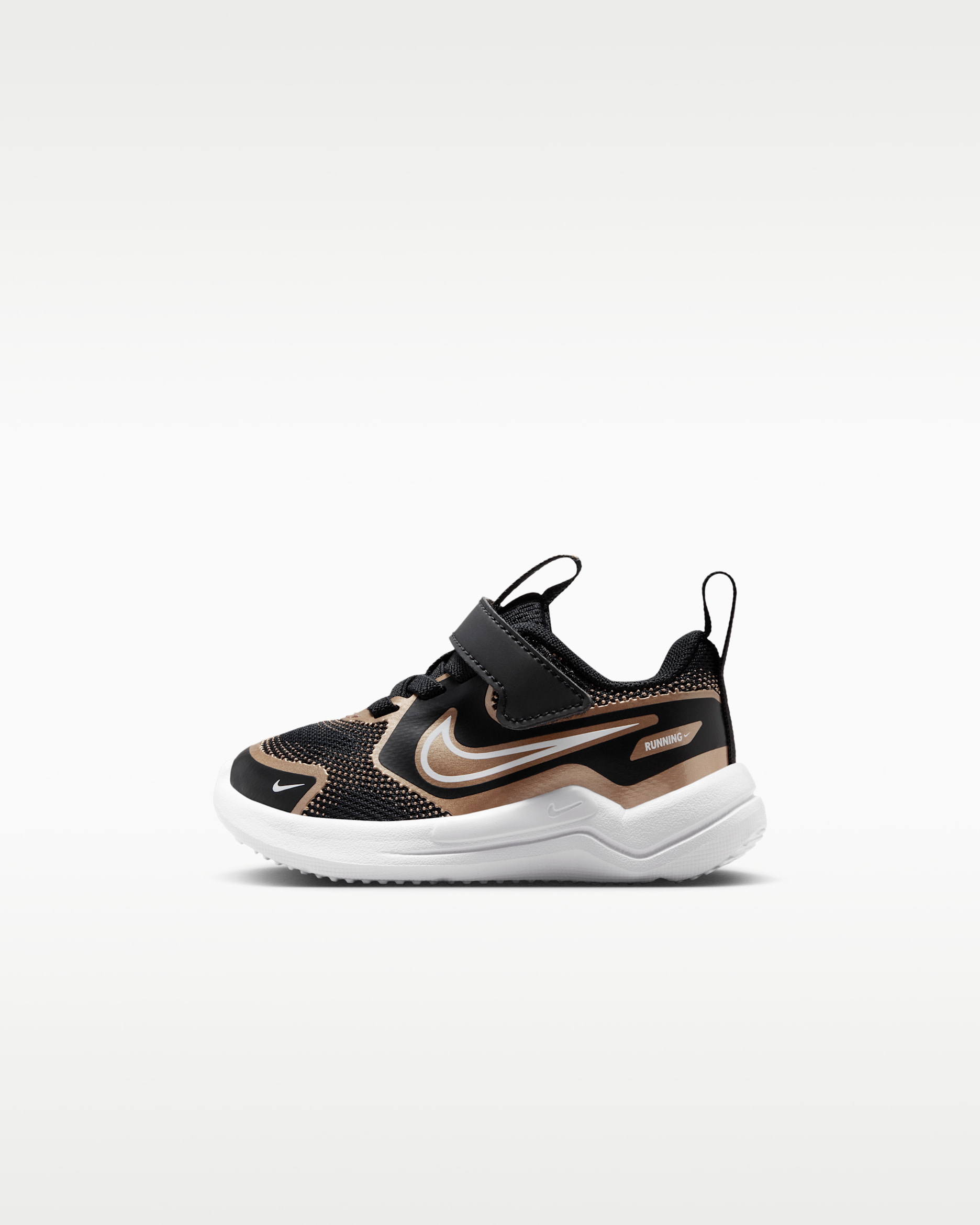 Tenis para bebé e infantil Nike Cosmic Runner SE - Negro/Difuso/Blanco