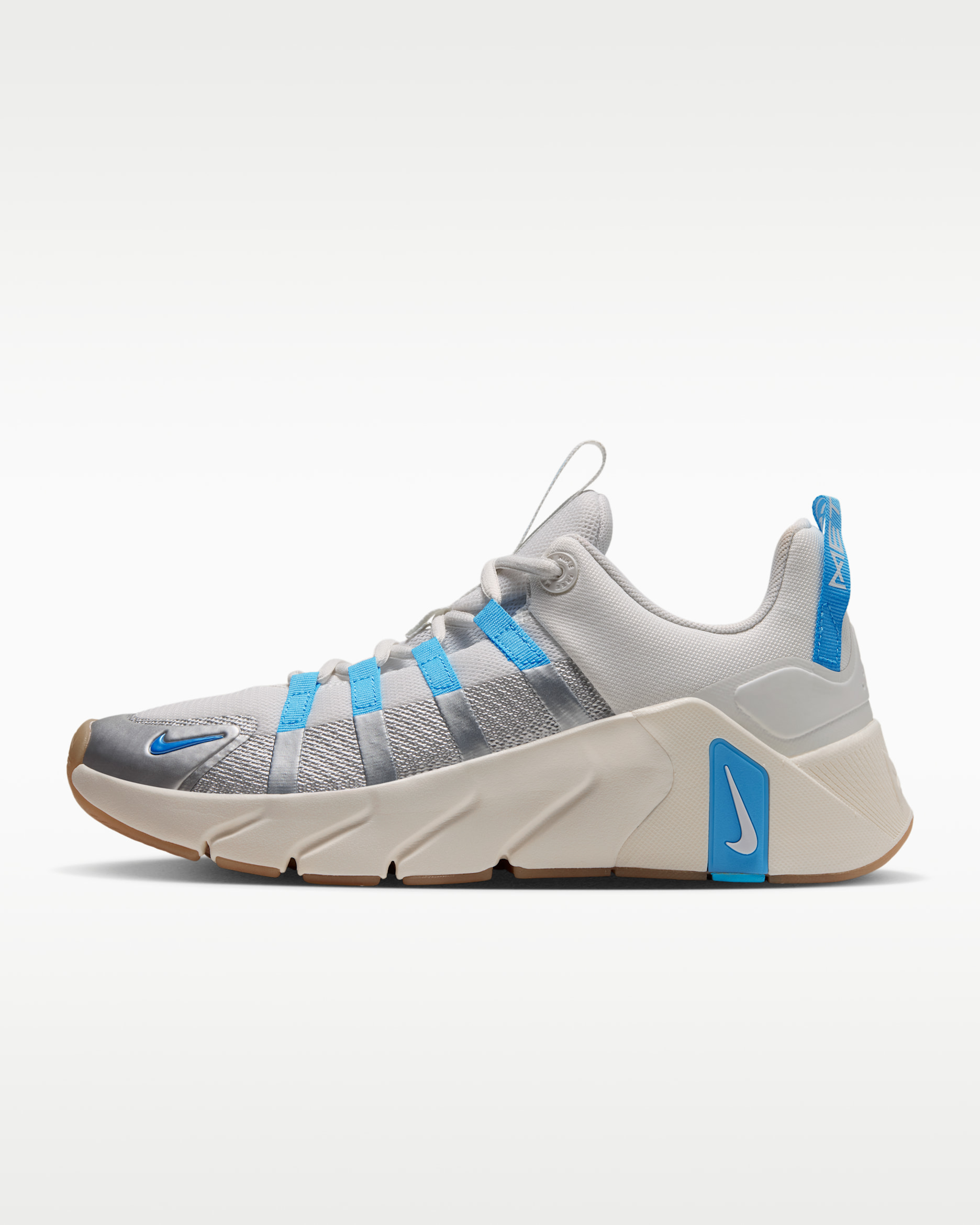Nike Free Metcon 7 Women's Training Shoes - Summit White/Pale Ivory/Metallic Silver/Baltic Blue