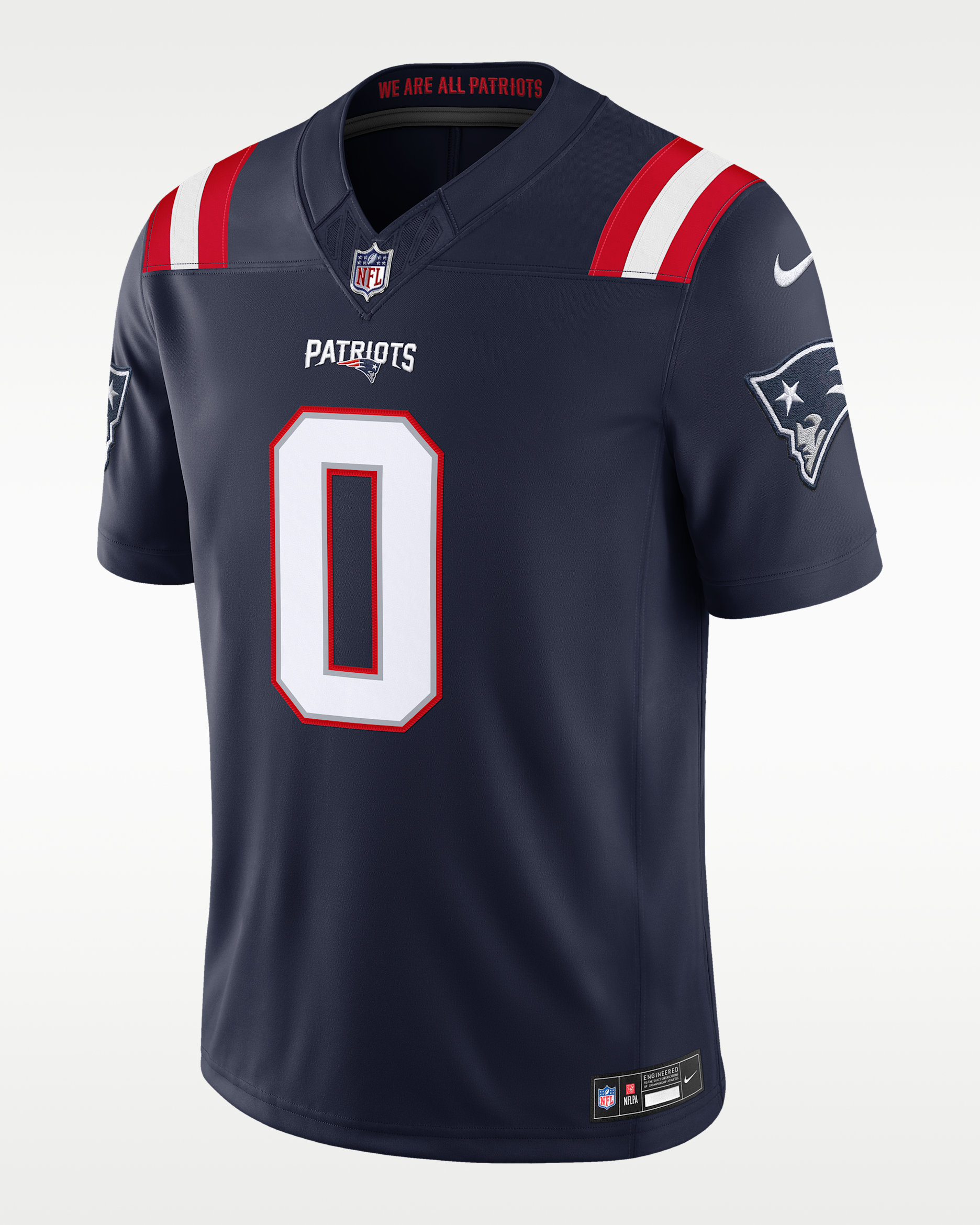Christian Gonzalez New England Patriots Men's Nike Dri-FIT NFL Limited Jersey - College Navy