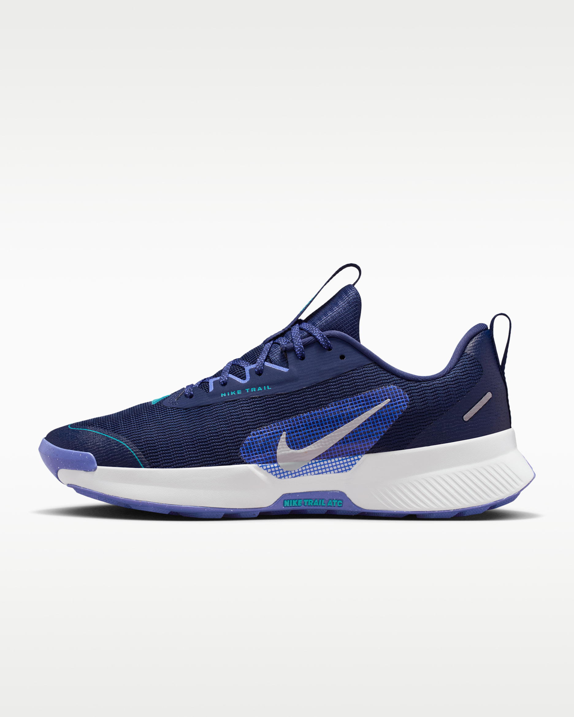 Sapatilhas de running para trilhos Nike Juniper Trail 3 para homem - Midnight Navy/Sapphire/Roxo Vivid/Midnight Navy