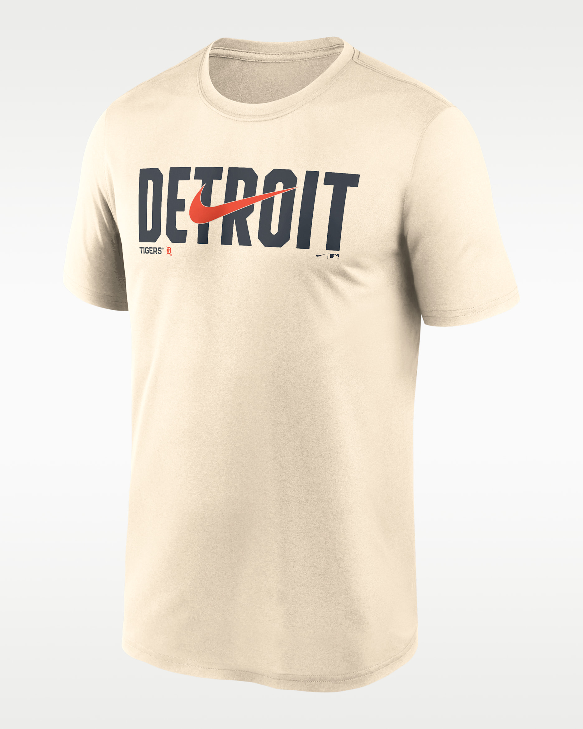 Detroit Tigers Swoosh Legend Men's Nike Dri-FIT MLB T-Shirt - Cream